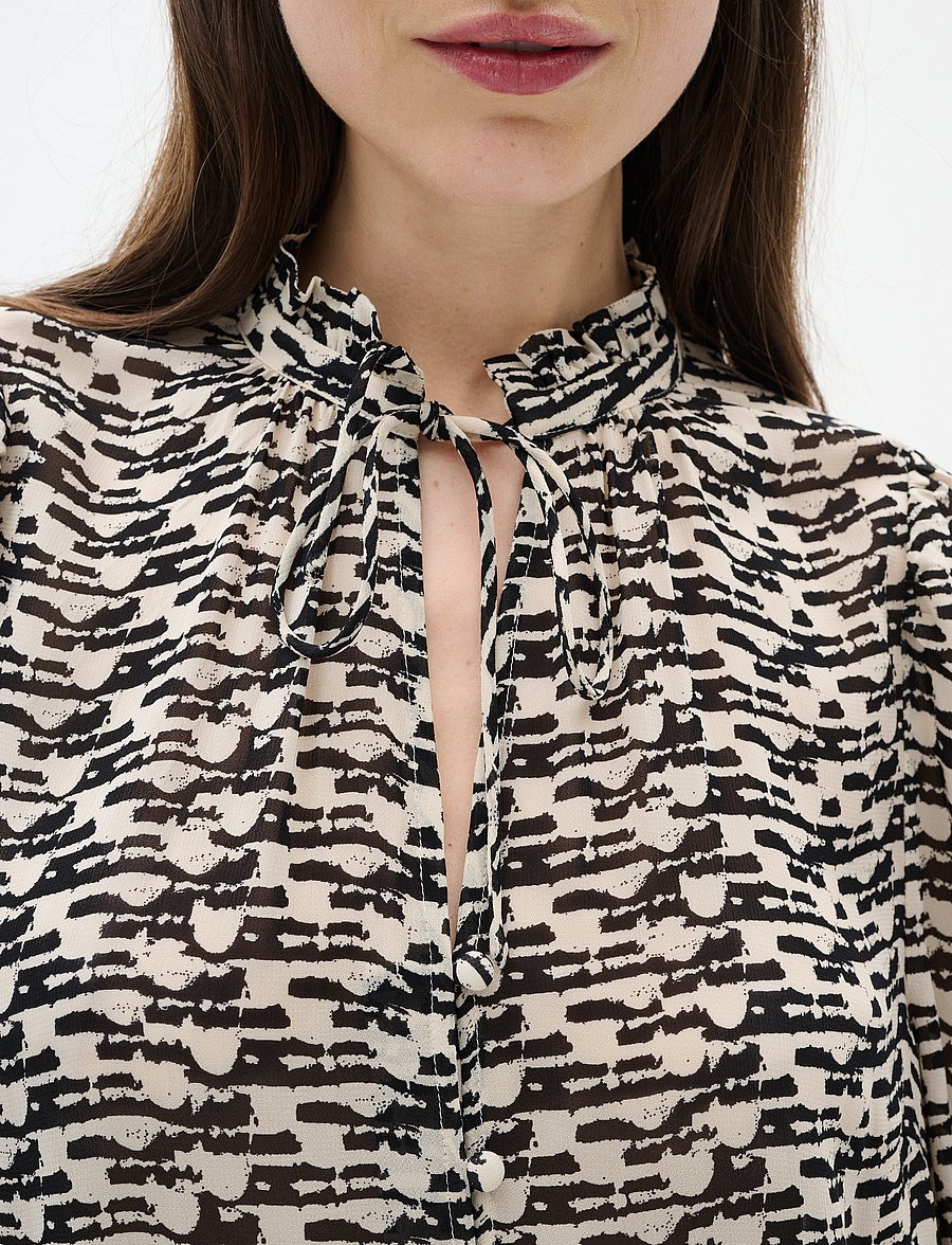 InWear - CessieIW Shirt - langärmelige blusen - neutral diffused wall - 5