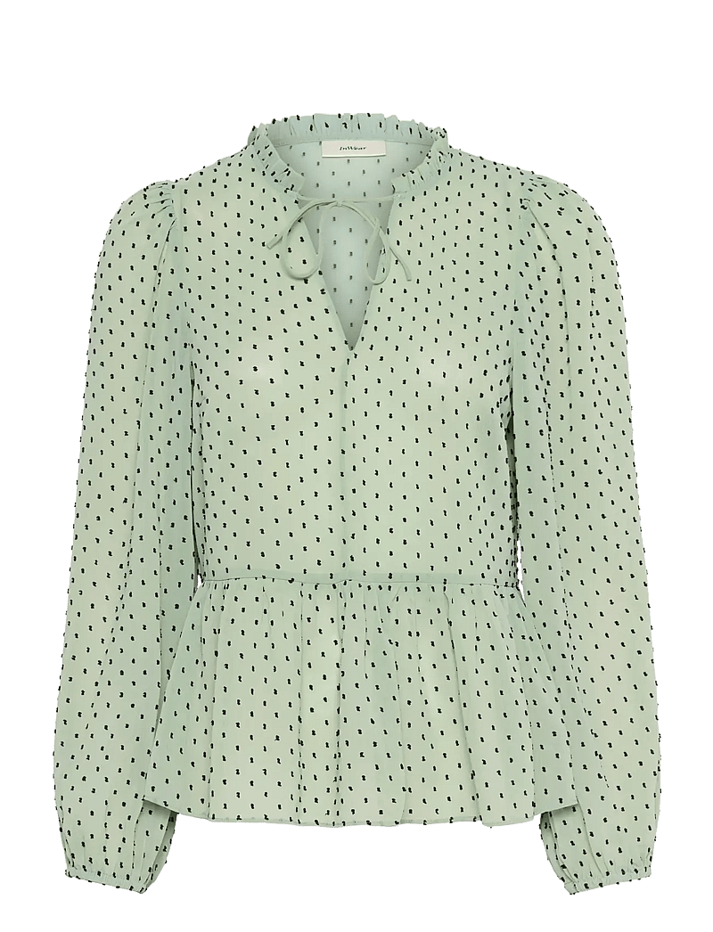 InWear - CibiIW Blouse - langärmlige blusen - desert green - 0