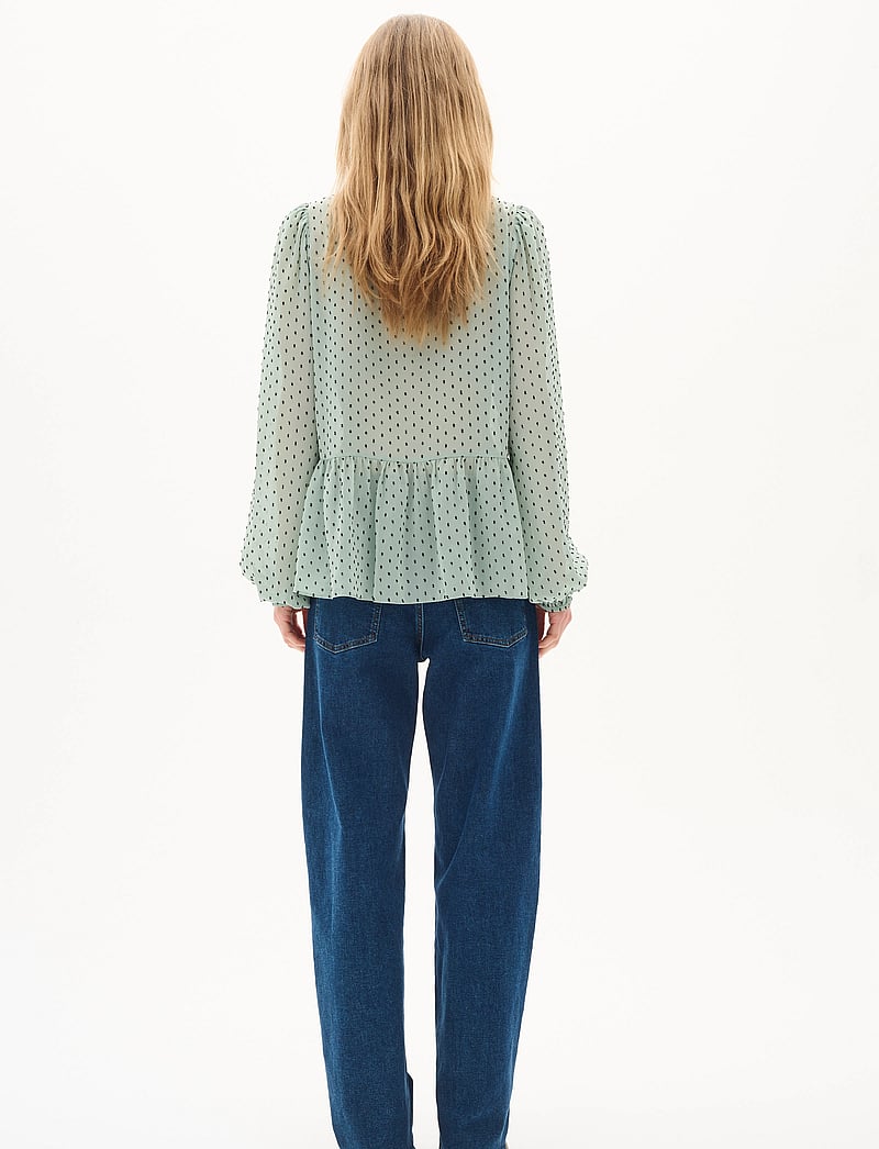 InWear - CibiIW Blouse - langärmlige blusen - desert green - 4