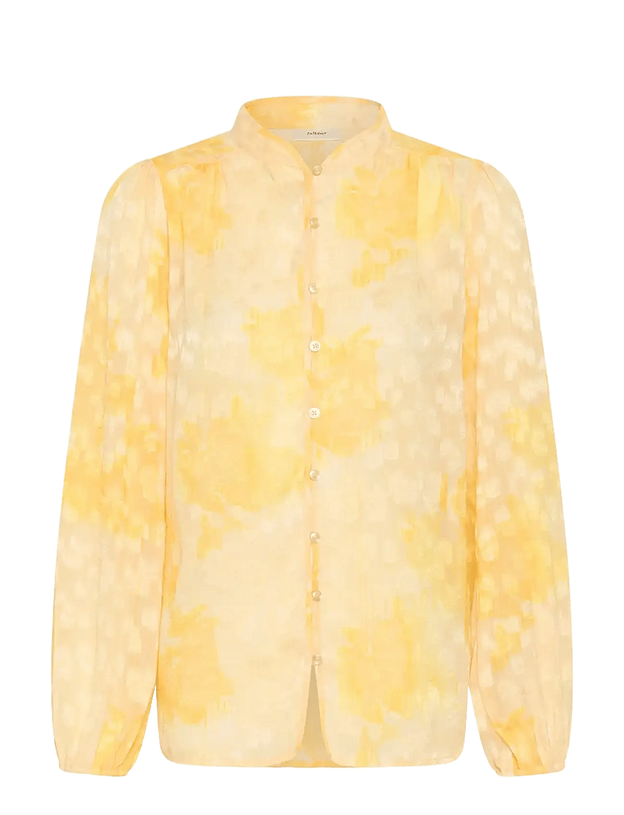 InWear - CielleIW Shirt - langärmelige blusen - yellow illuminating floral - 1