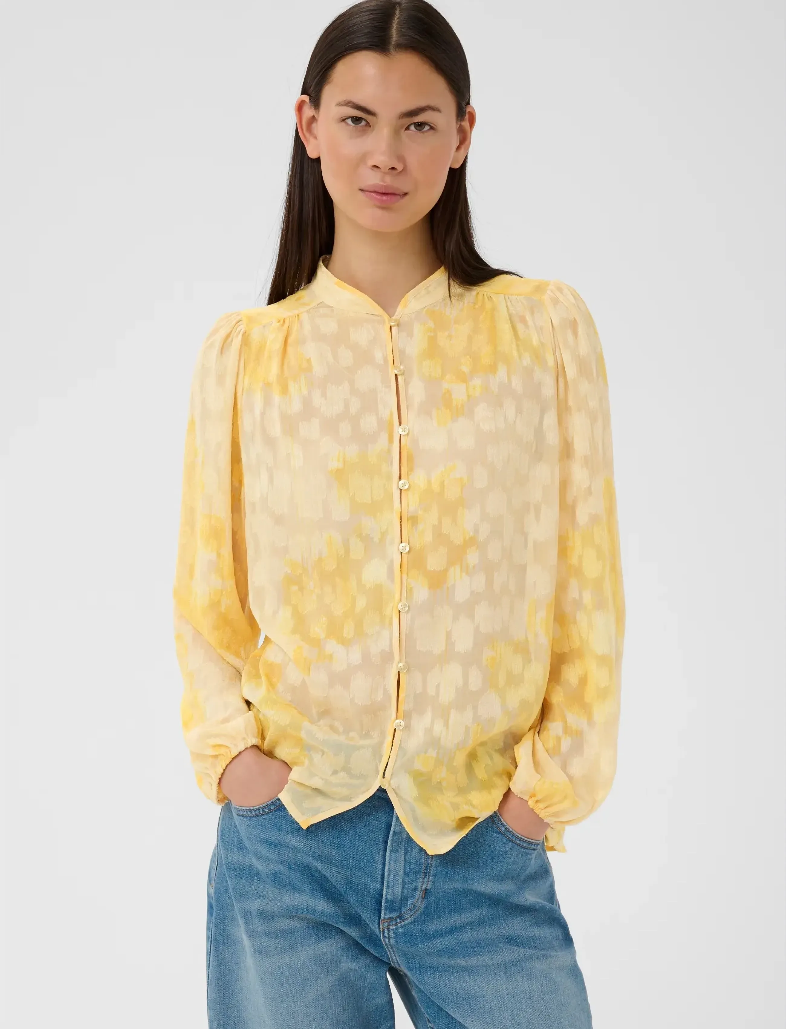 InWear CielleIW Shirt - InWear - YELLOW ILLUMINATING FLORAL / yellow