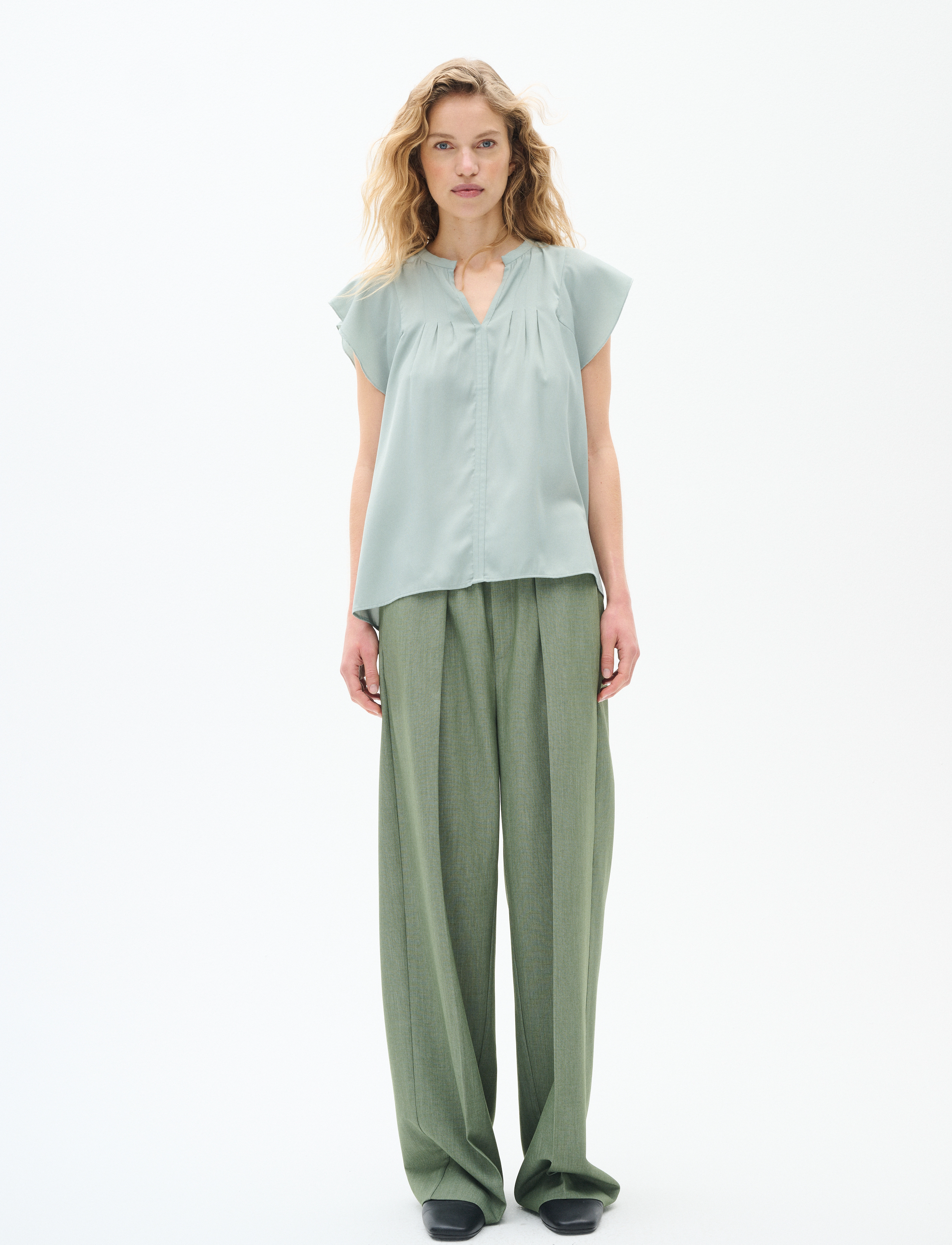 InWear - CidenzaIW Top - Ärmellose blusen - desert green - 3