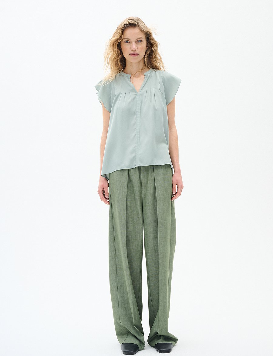 InWear - CidenzaIW Top - Ärmellose blusen - desert green - 3