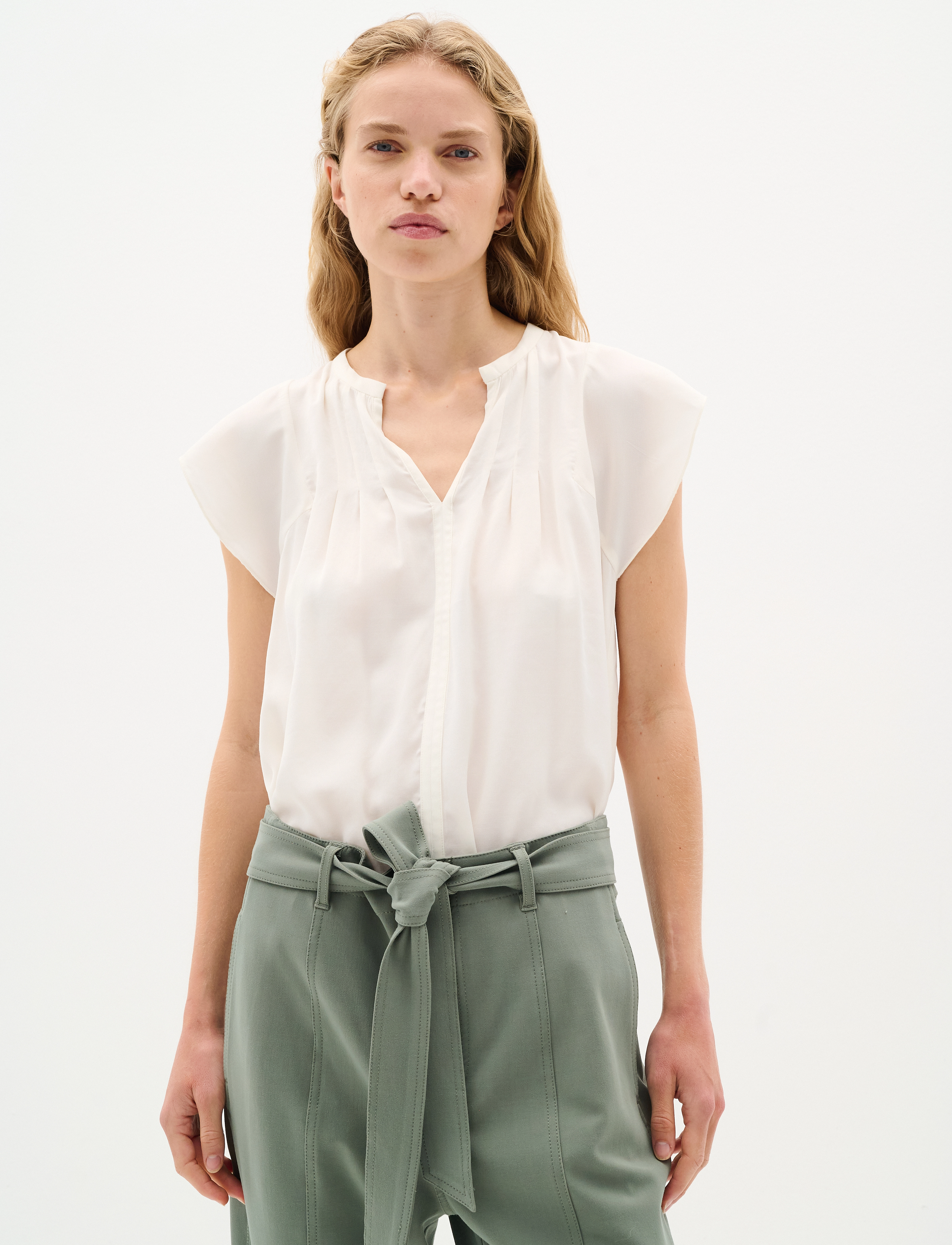 InWear CidenzaIW Top - Bluser - WHISPER WHITE / white