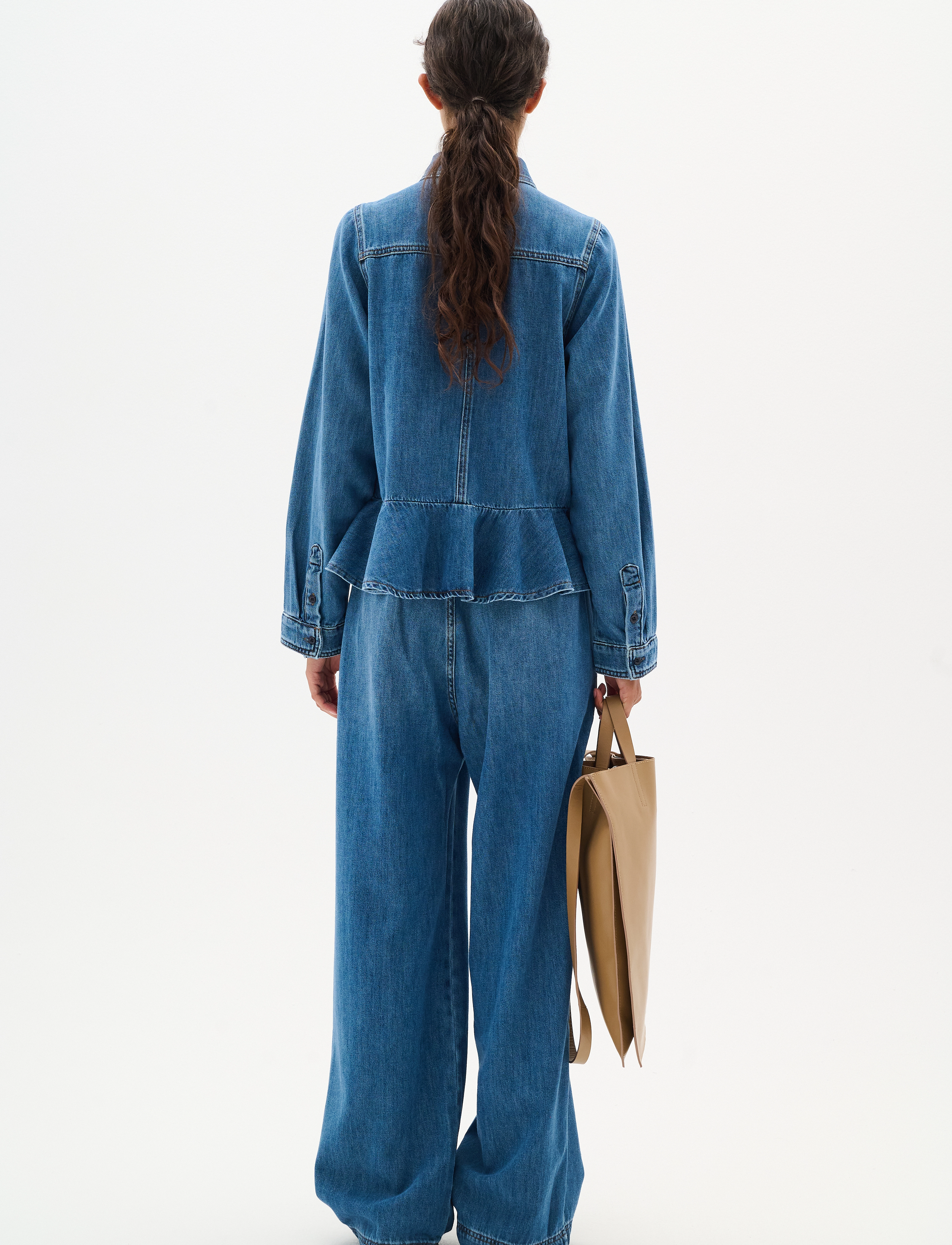 InWear - SophinaIW Pullon Pants - džinsi ar platām starām - washed denim - 4