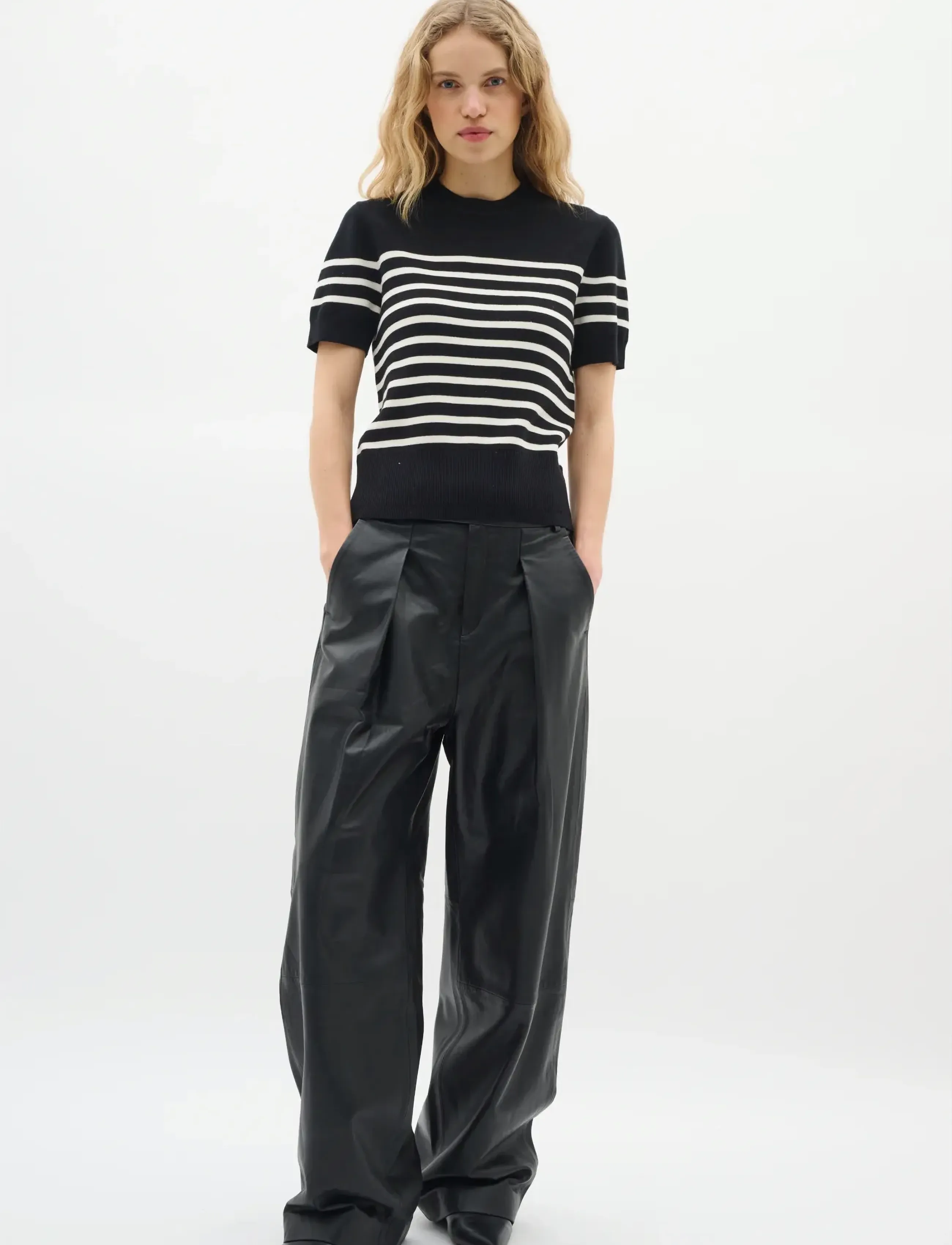 InWear - WallisIW Pullover - kampsunid - black / white - 1