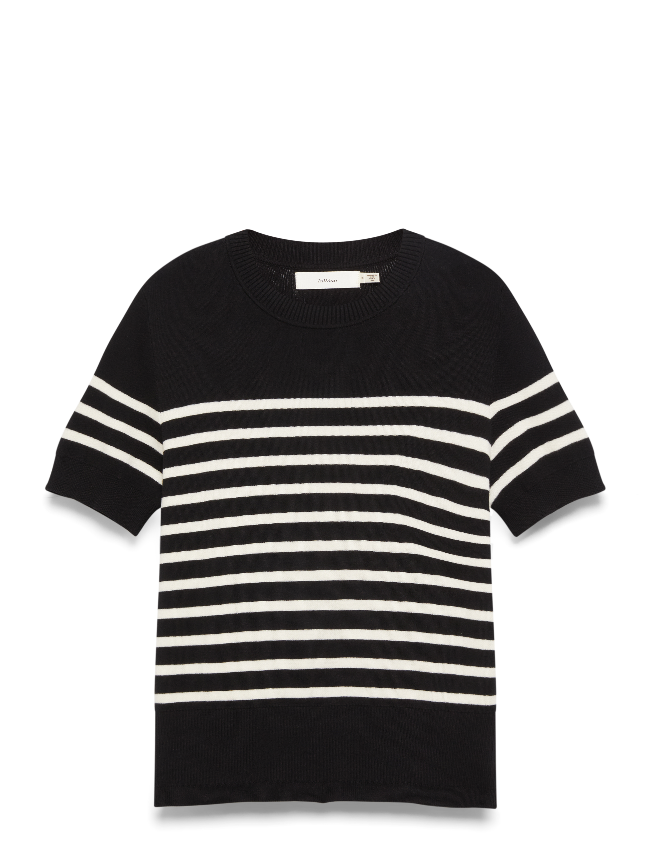 InWear - WallisIW Pullover - kampsunid - black / white - 2