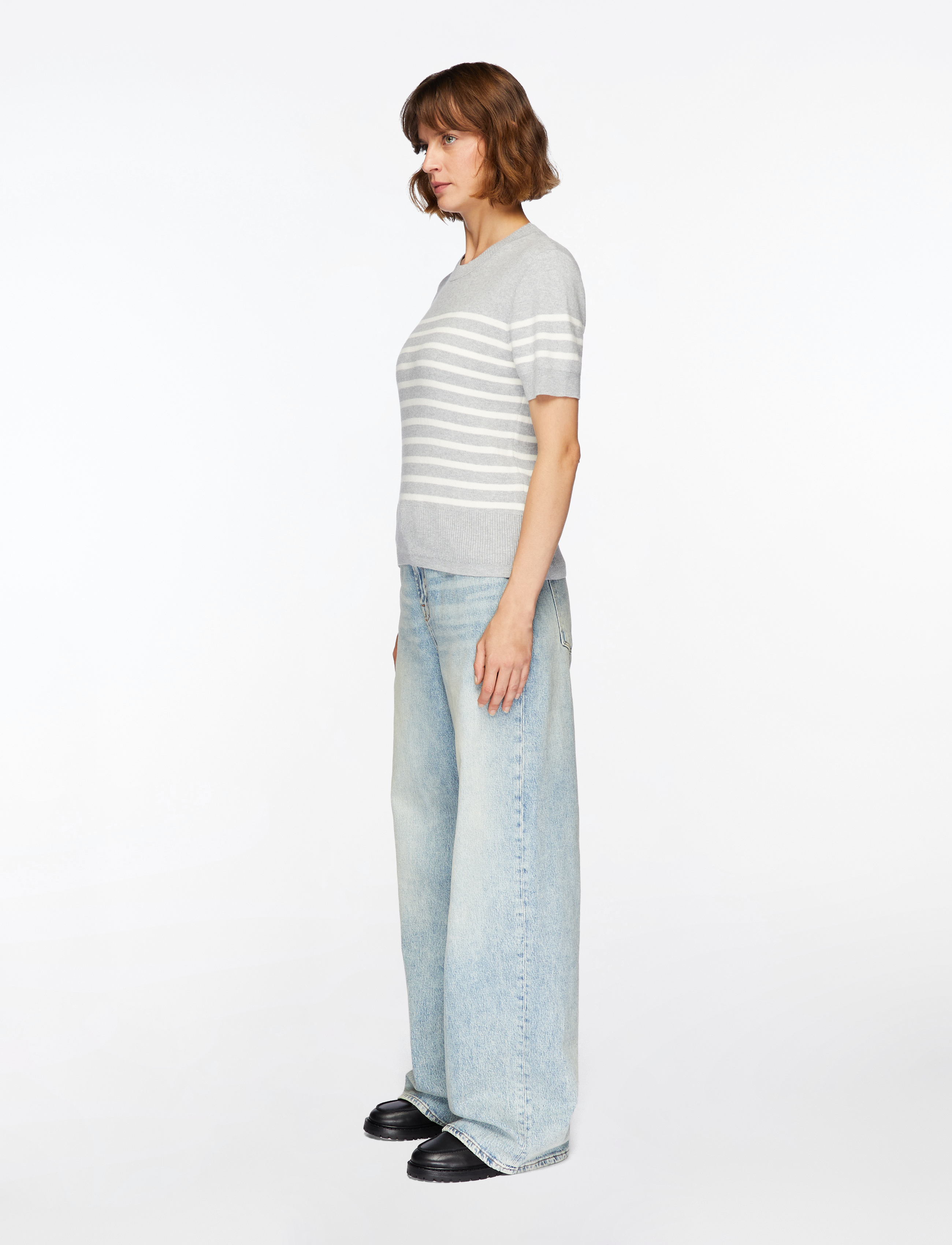 InWear - WallisIW Pullover - tröjor - granite melange stripe - 4