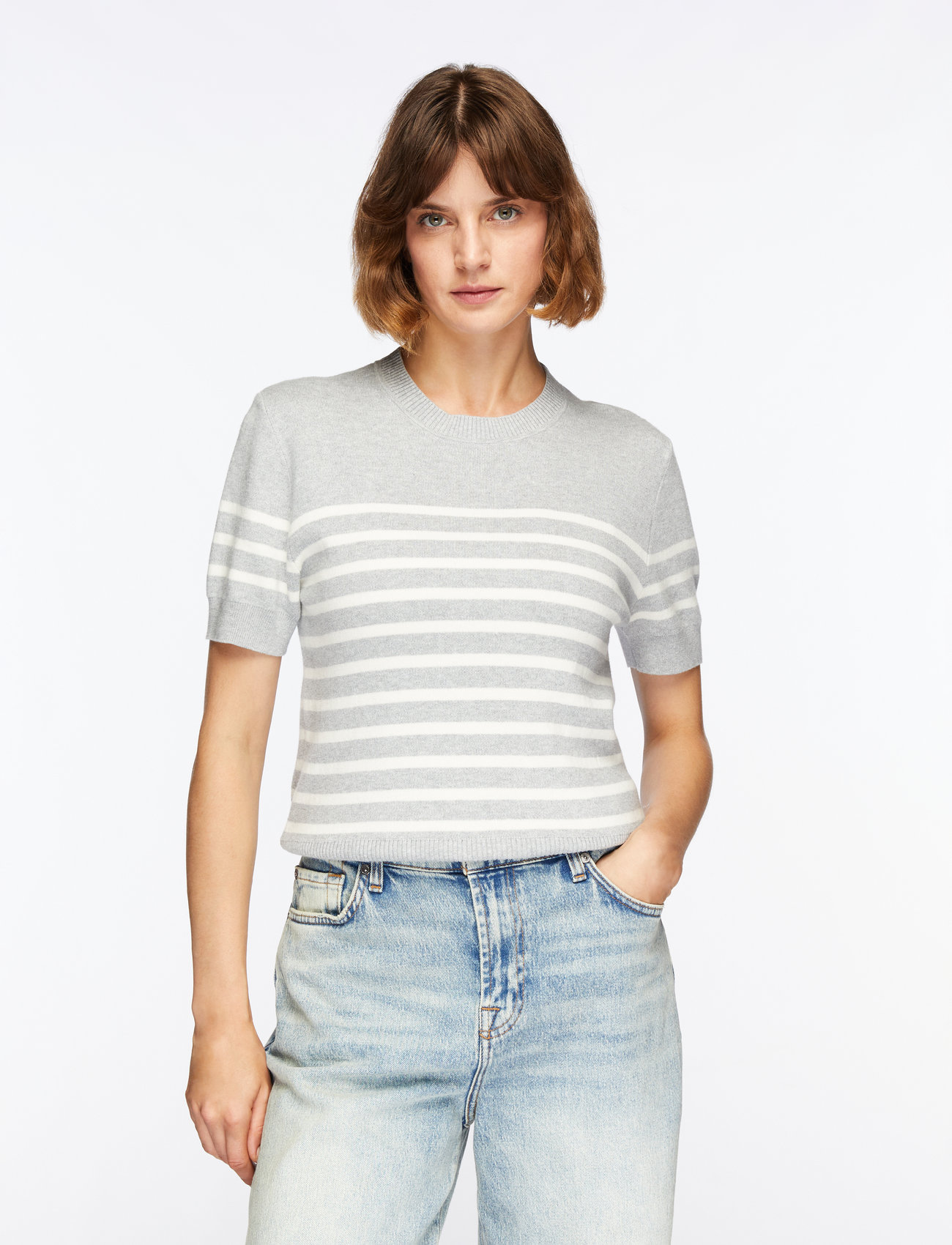 InWear - WallisIW Pullover - džemprid - granite melange stripe - 0