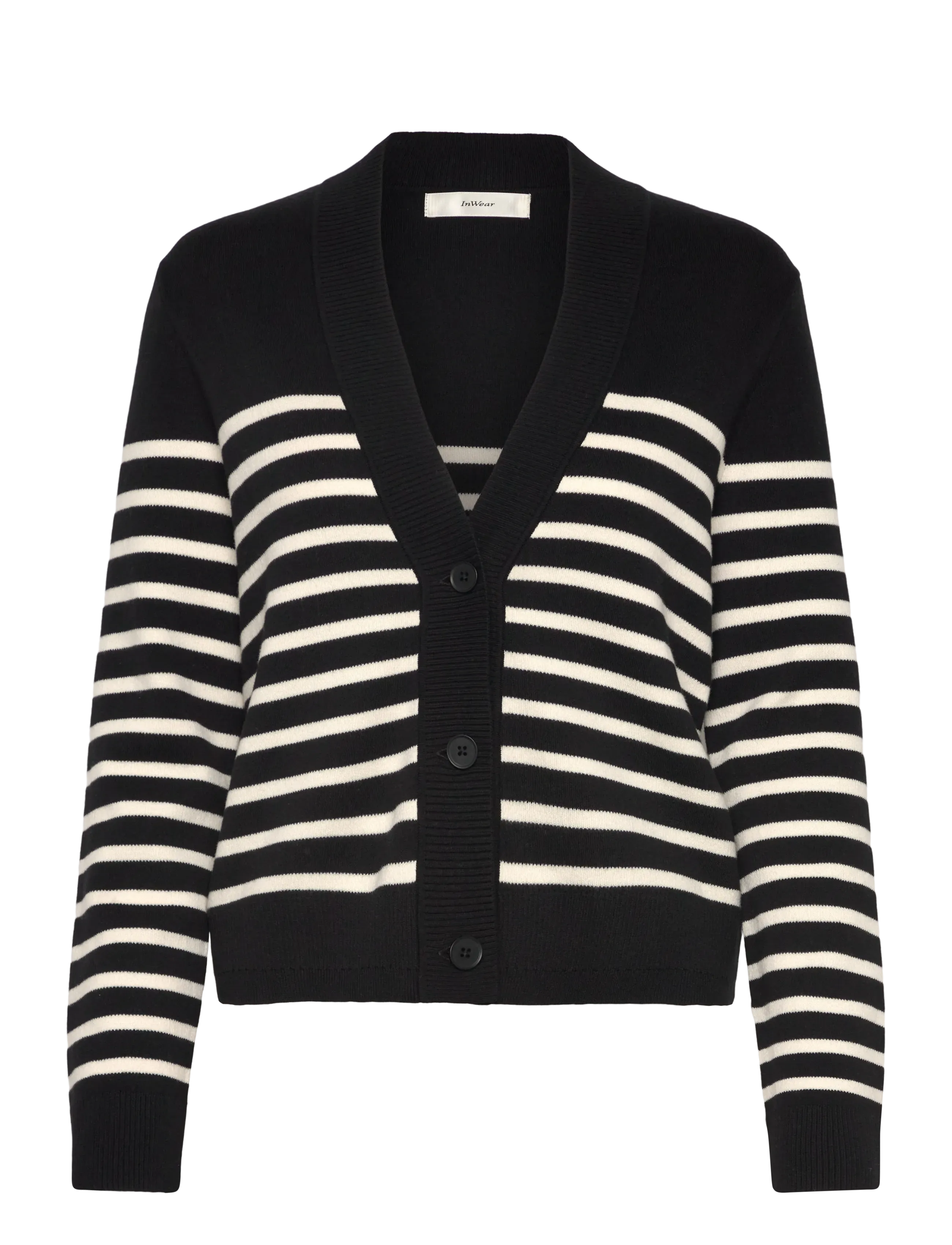 InWear Wallisiw Cardigan, XL, Black, Strik > Cardigans, Dame