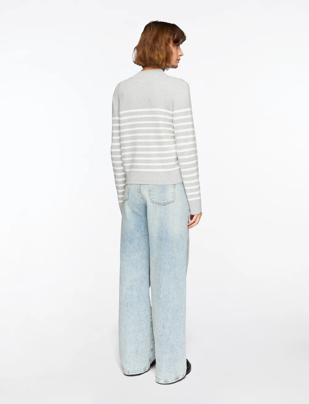 InWear - WallisIW Cardigan - cardigans - granite melange stripe - 4