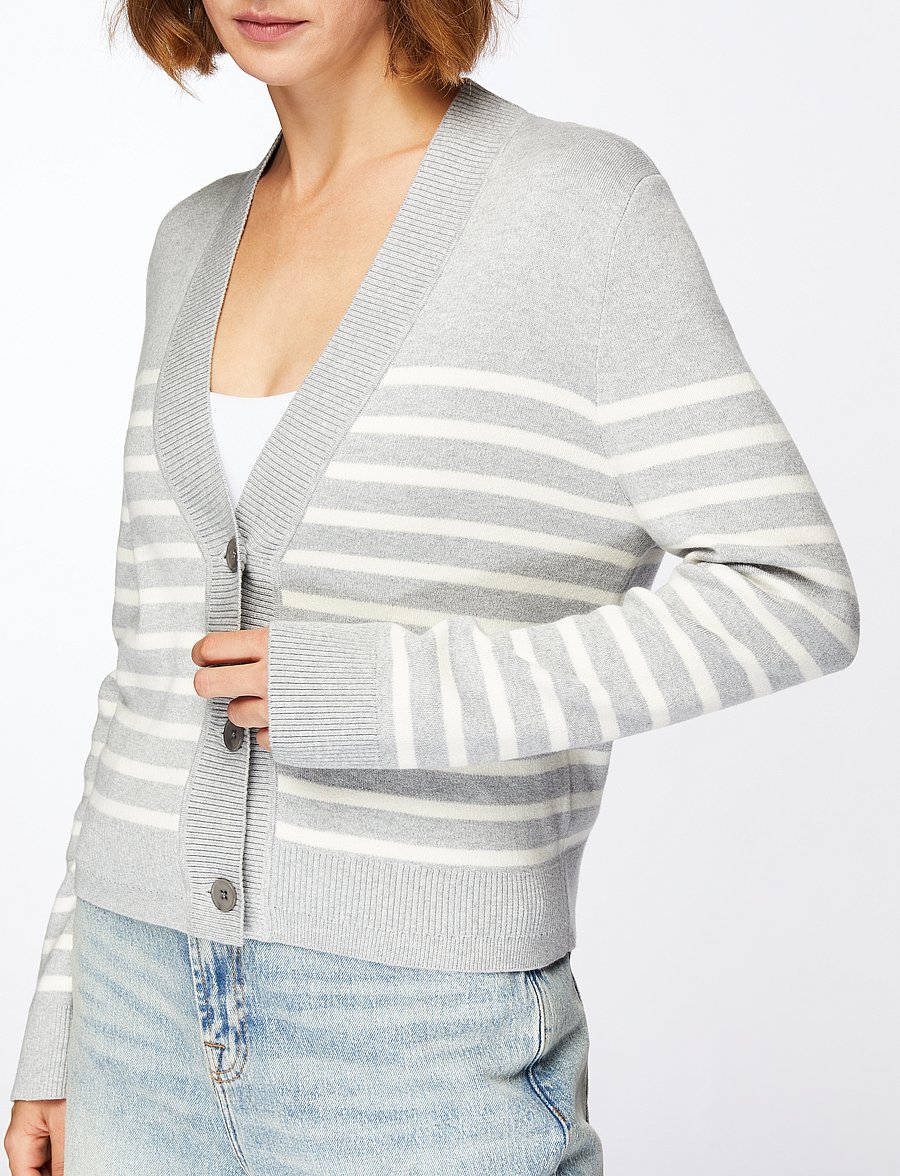 InWear - WallisIW Cardigan - cardigans - granite melange stripe - 5