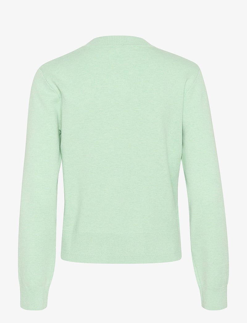 InWear - WallisIW V-neck Pullover - pullover - dusty aqua melange - 2