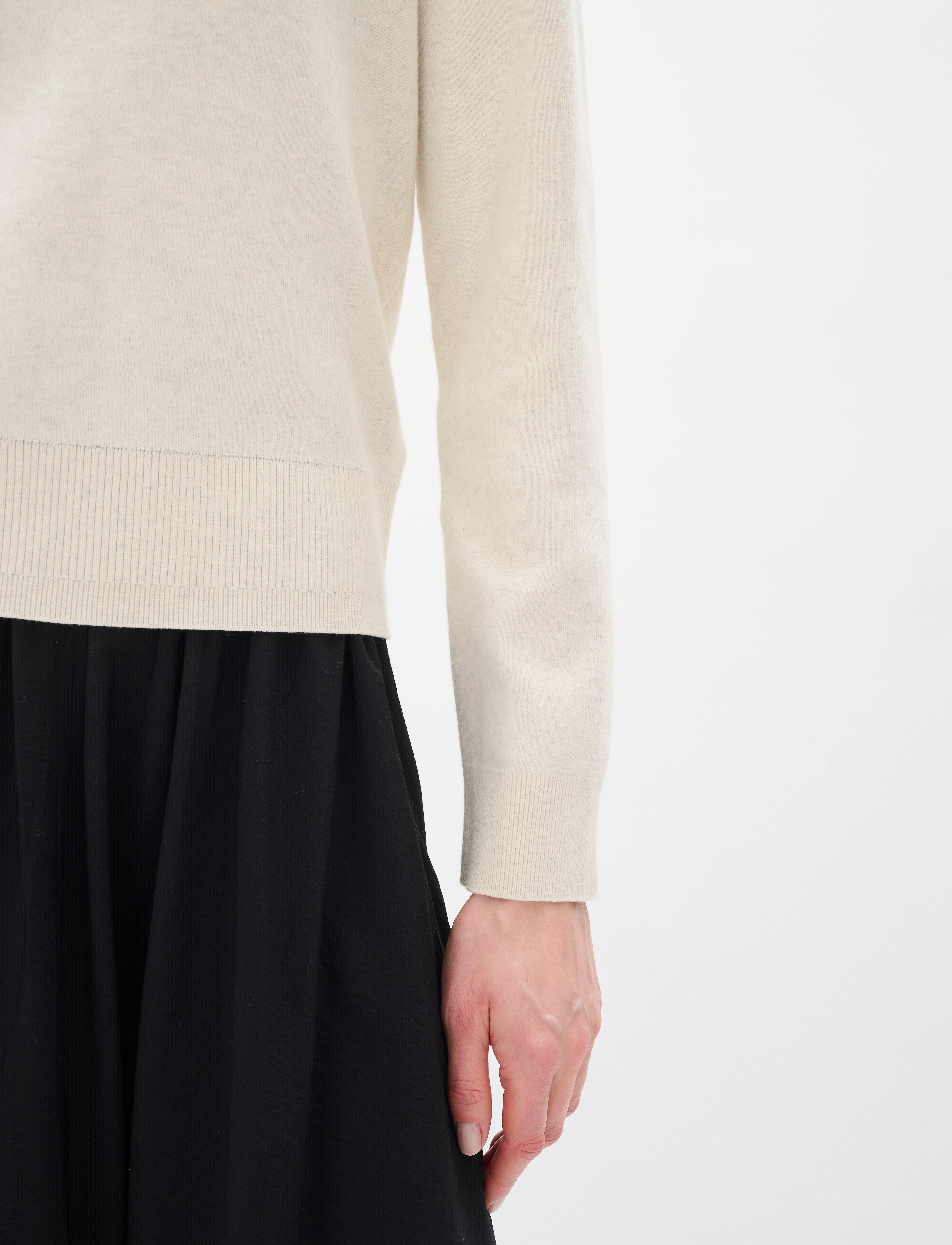 InWear - WallisIW V-neck Pullover - neulepuserot - whisper white melange - 3