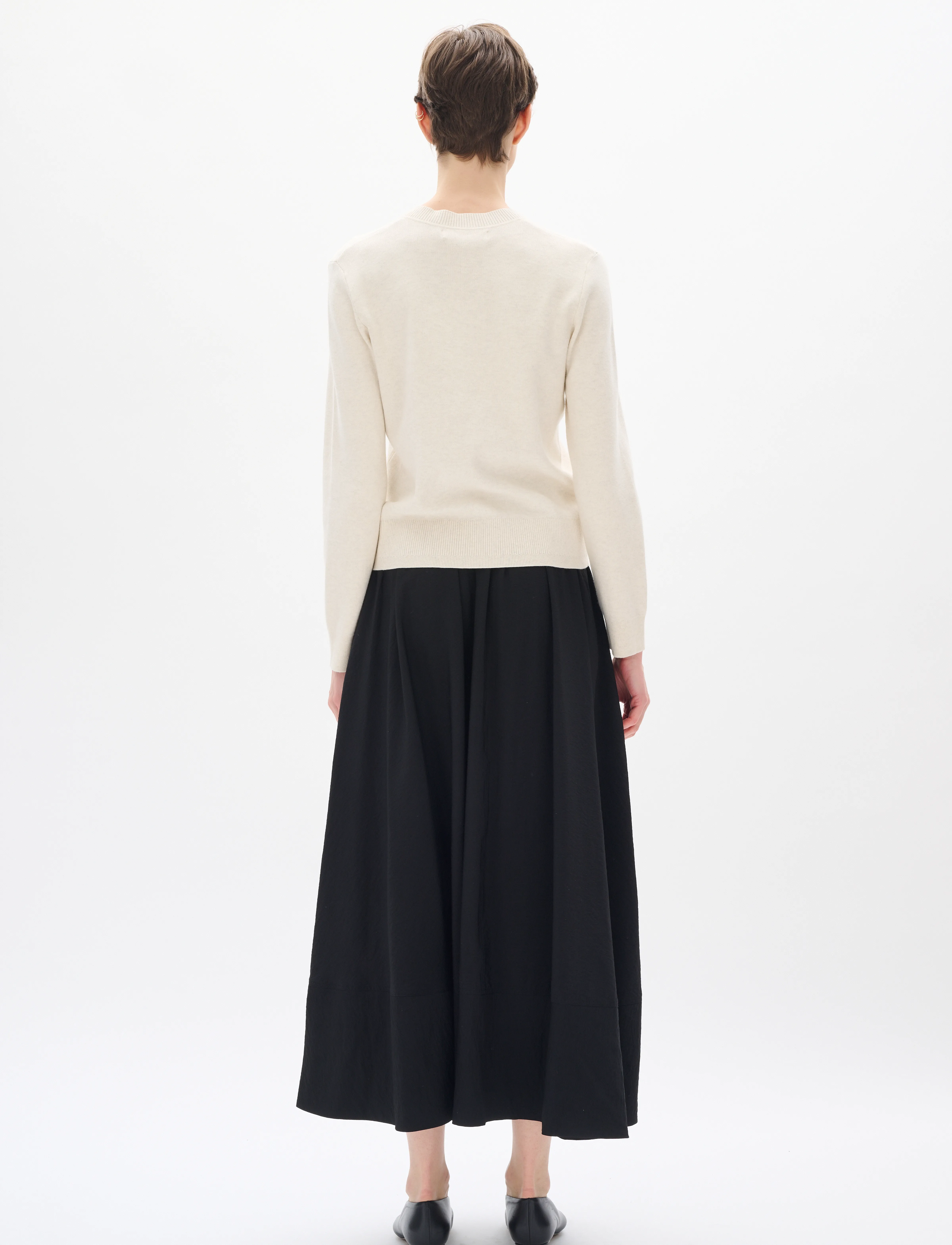 InWear - WallisIW V-neck Pullover - neulepuserot - whisper white melange - 4