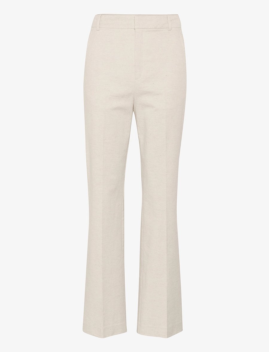 InWear - WenIW Bootcut Pants - flare bukser - haze melange - 1