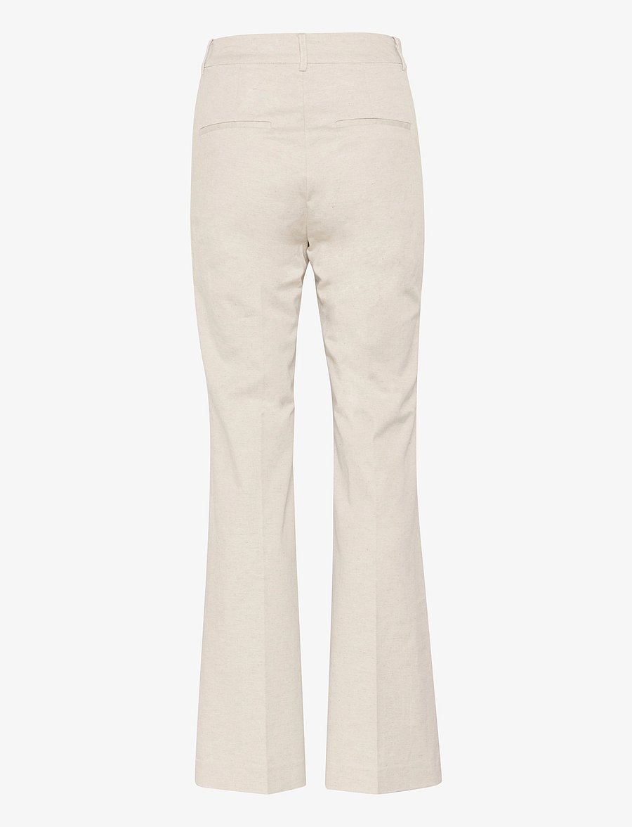 InWear - WenIW Bootcut Pants - flare bukser - haze melange - 2