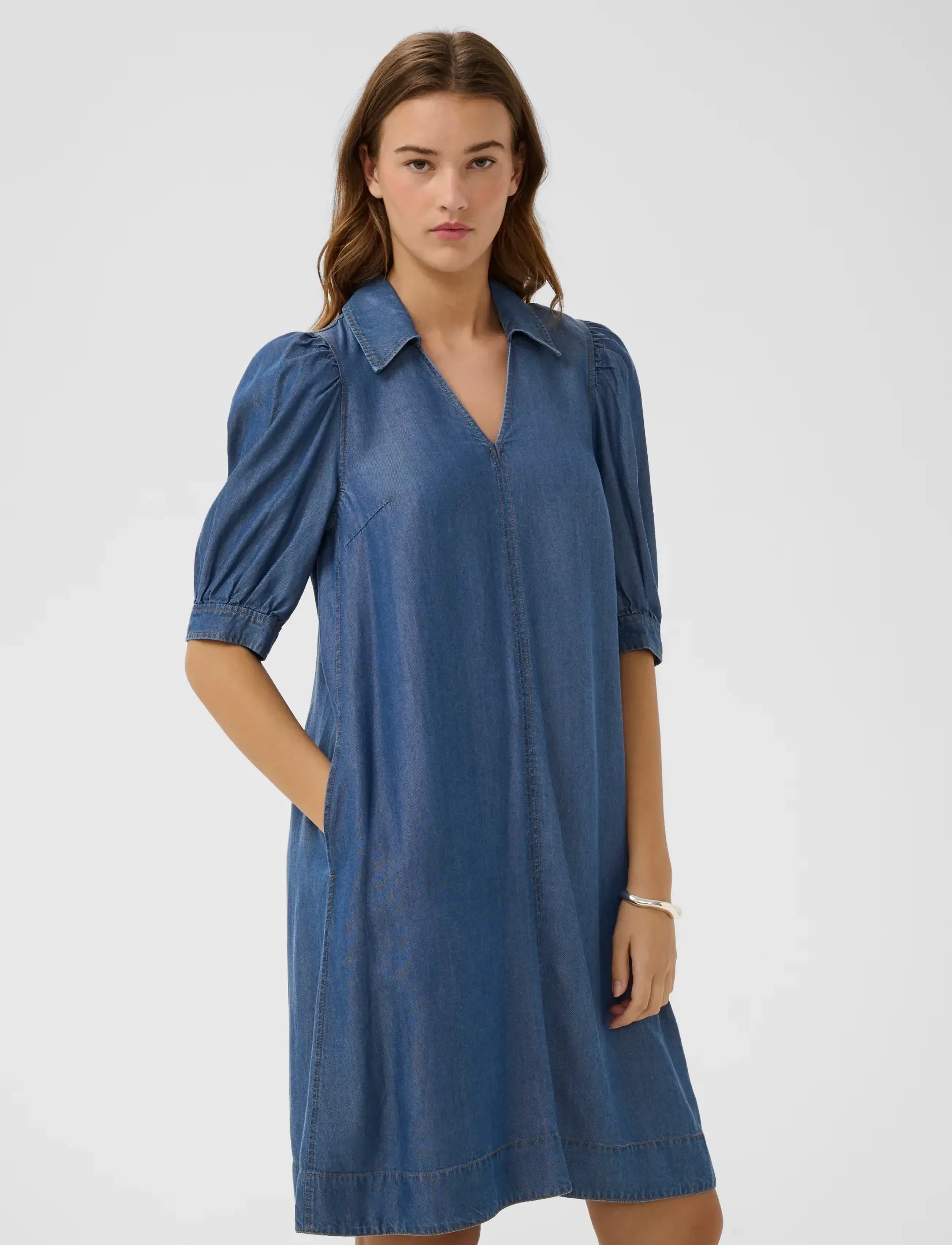 InWear RachelIW Dress - Sukienki - DARK BLUE DENIM / blue