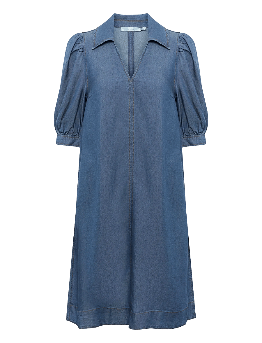 InWear - RachelIW Dress - džinsinės suknelės - medium blue - 1