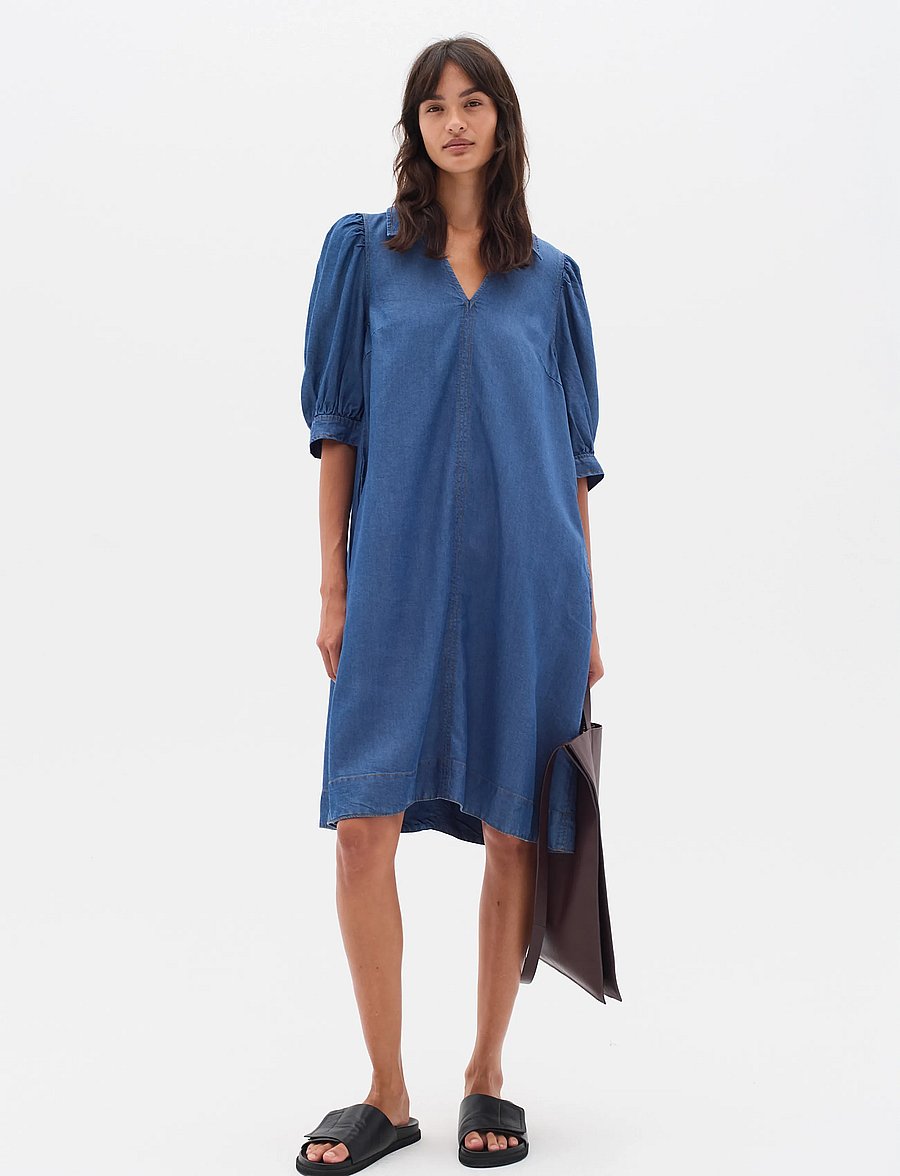 InWear - RachelIW Dress - džinsinės suknelės - medium blue - 0