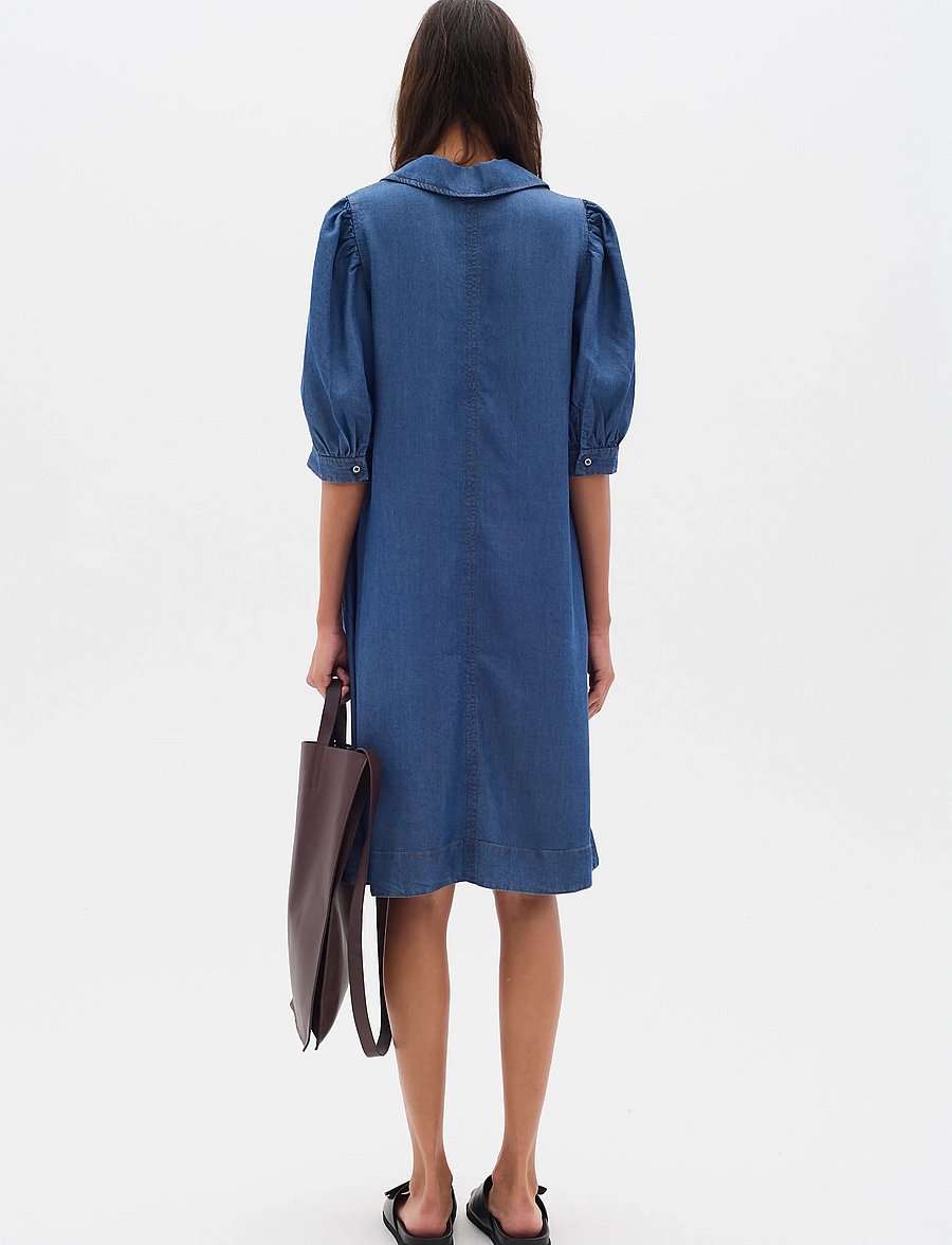 InWear - RachelIW Dress - džinsinės suknelės - medium blue - 3