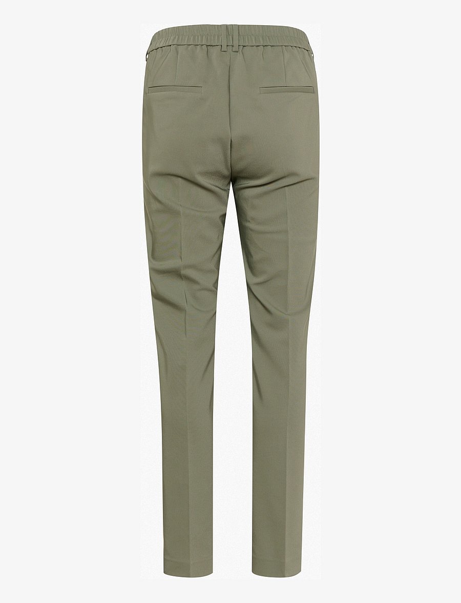InWear - ZellaIW Flat Long Beltloops - habitbukser - agave green - 2