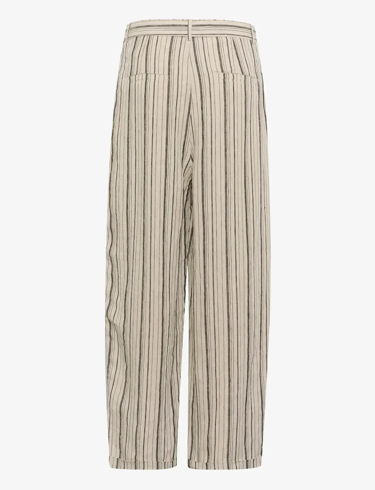 InWear - RigittaIW Pants - linnebyxor - black stripe - 2