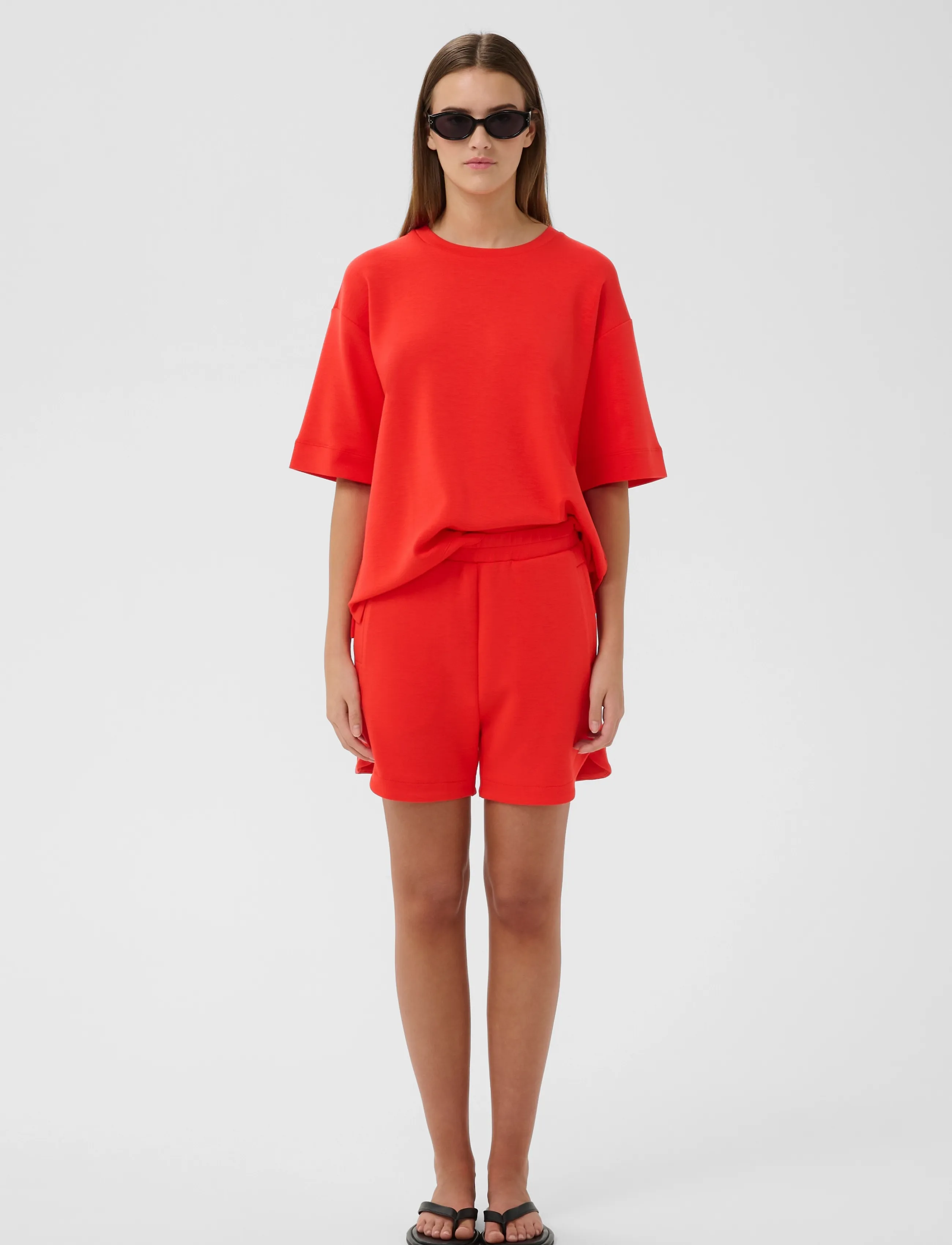 InWear - HenniehIW Vincent Shorts - sweatshorts - poppy red - 3