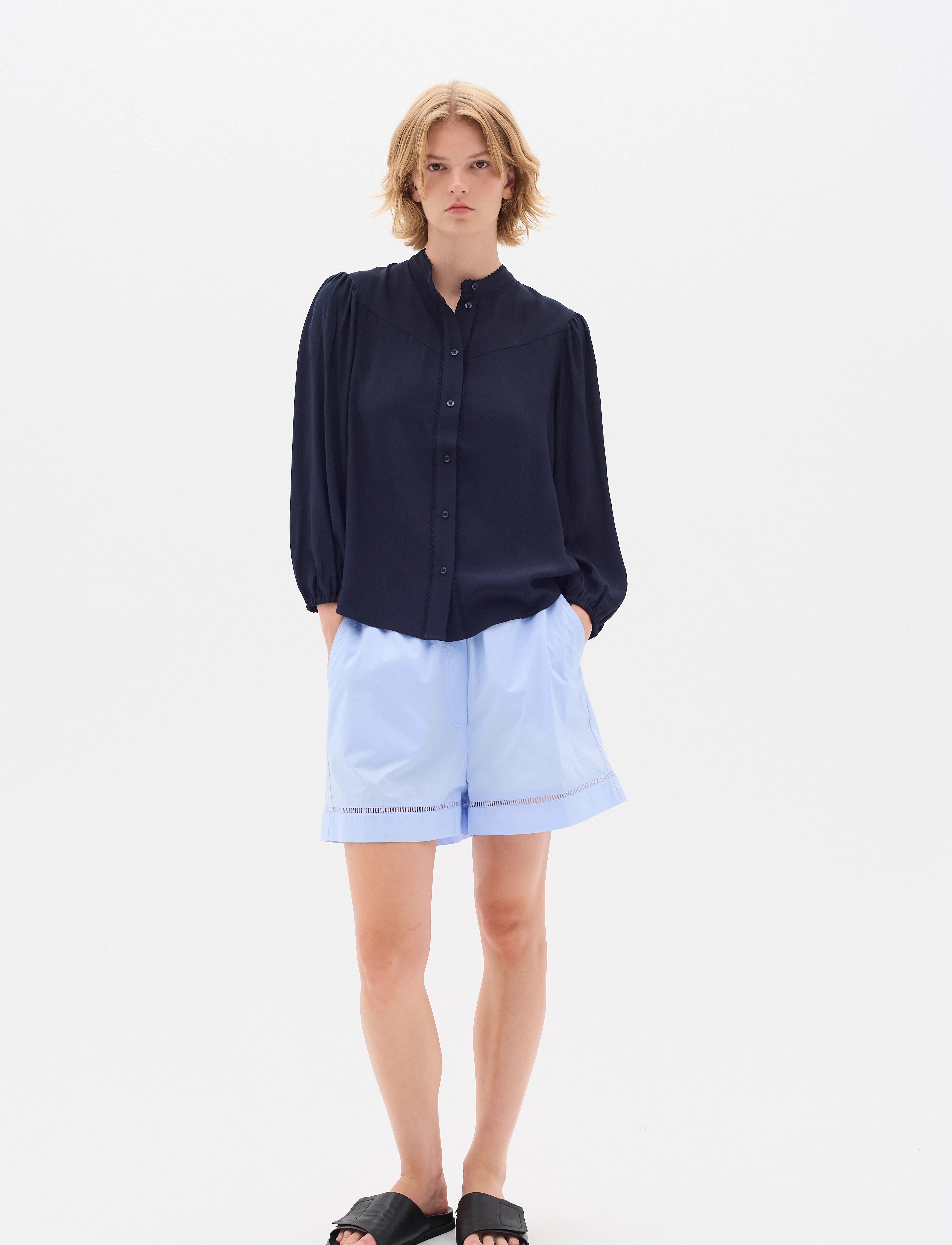 InWear Furlaiw Shorts, 34, Blue, Shorts > Afslappede Shorts, Dame