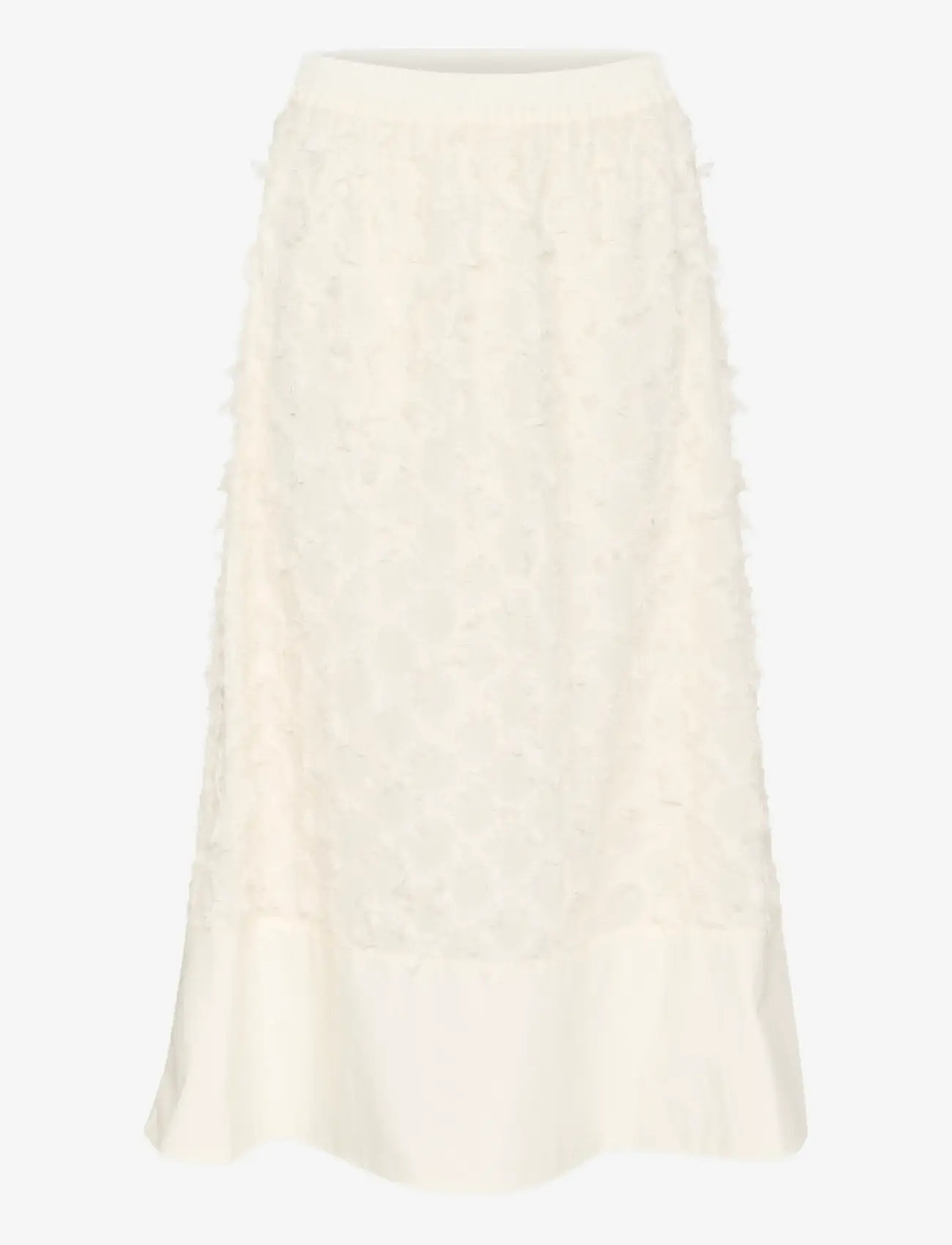 InWear - FionaIW Skirt - midi kjolar - whisper white - 1