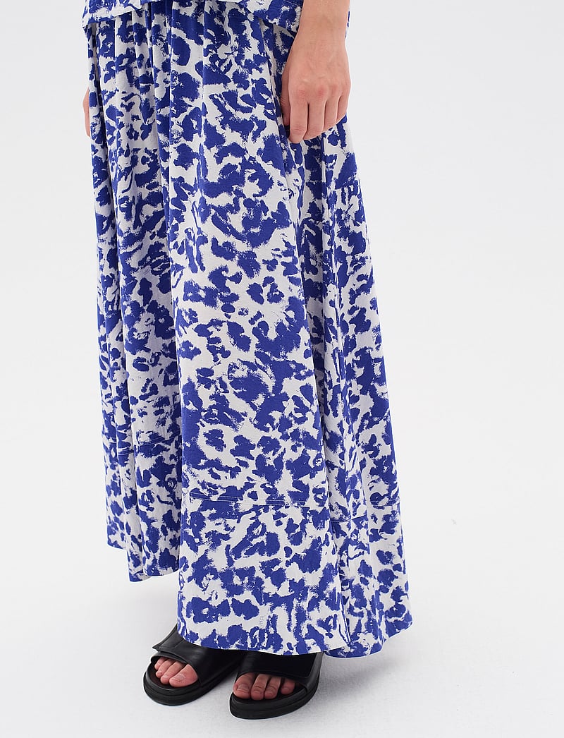 InWear - FayeIW Skirt - maxi röcke - artistic shadow blue - 0