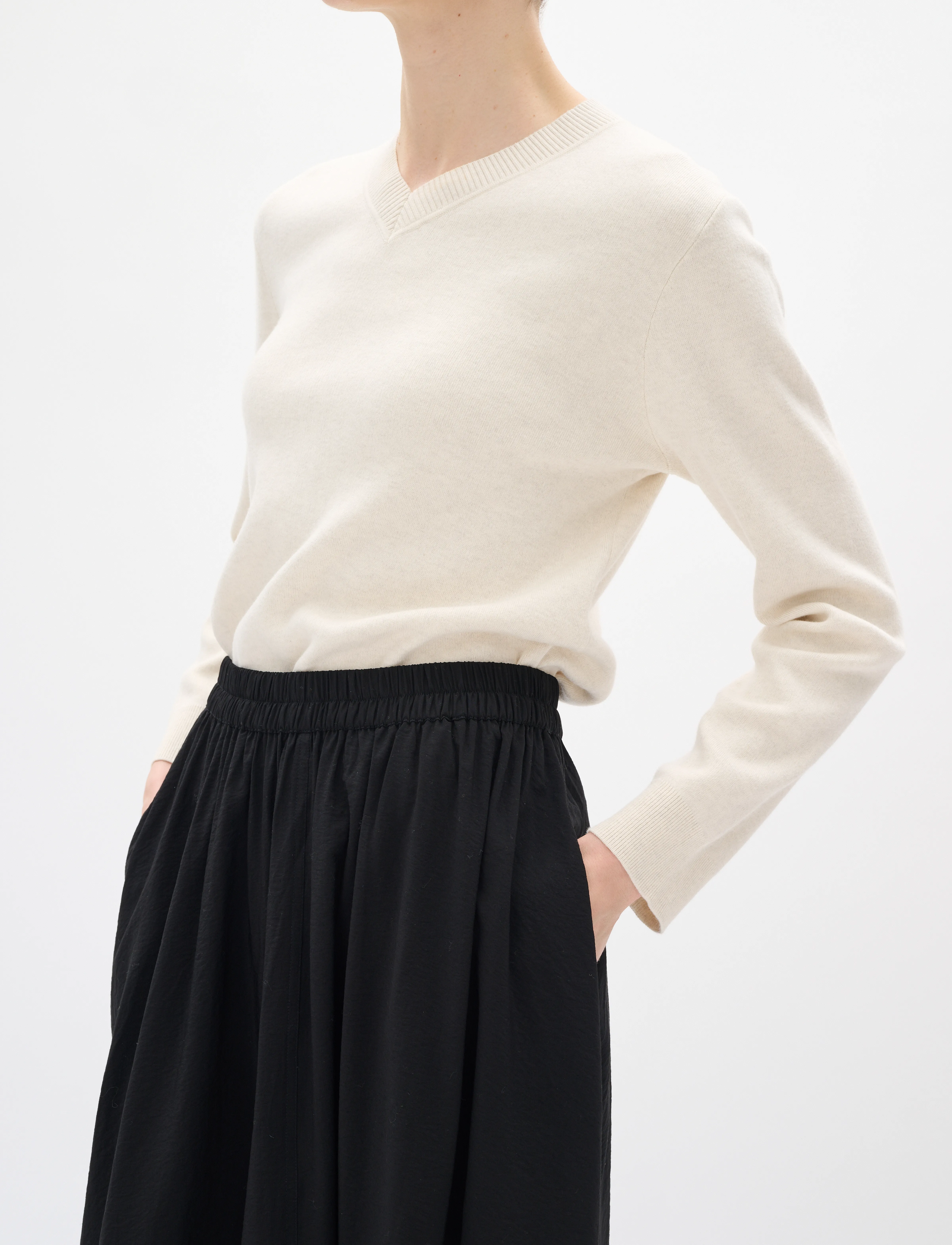 InWear FayeIW Skirt - Maxi skirts - BLACK / black