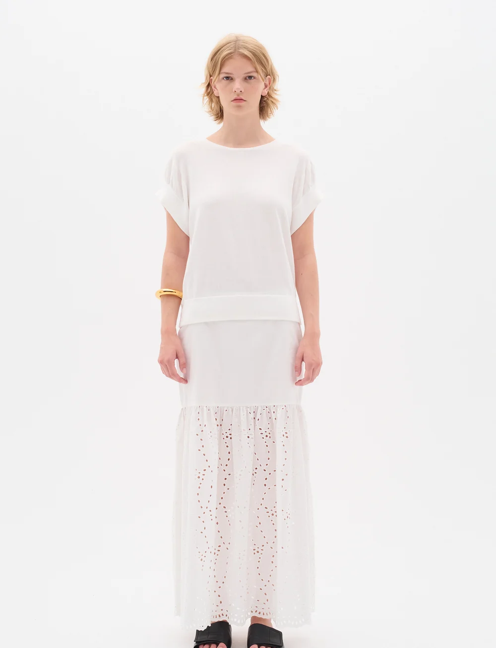 InWear - YasIW Top - striktrøjer - pure white - 3