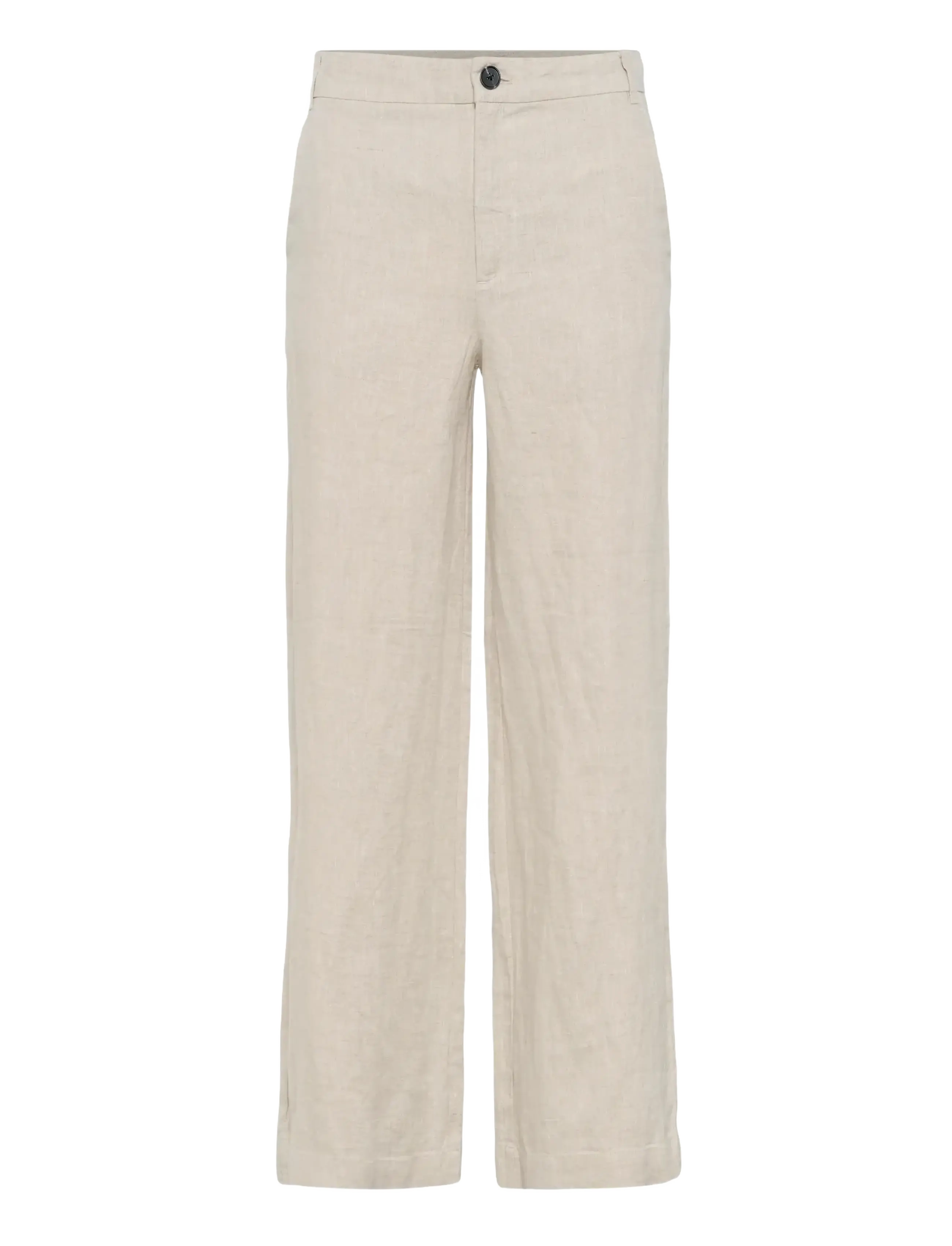 InWear SOLINAIW PANTS - Vaatteet - ECRU MELANGE / beige