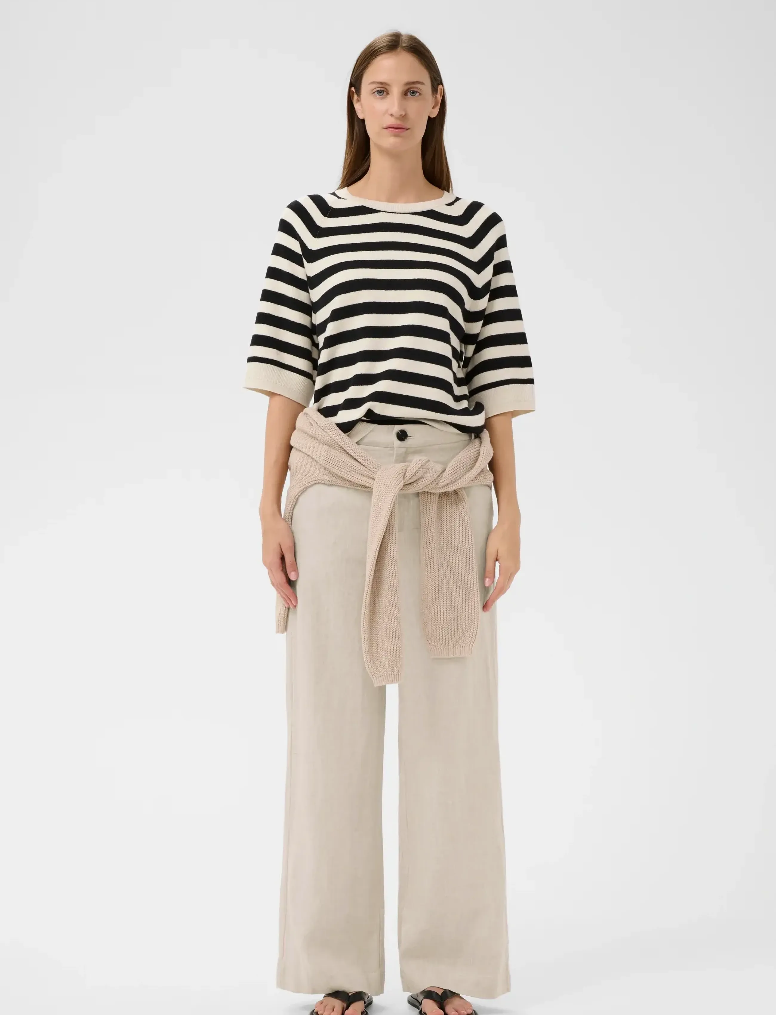 InWear - SOLINAIW PANTS - ecru melange - 3