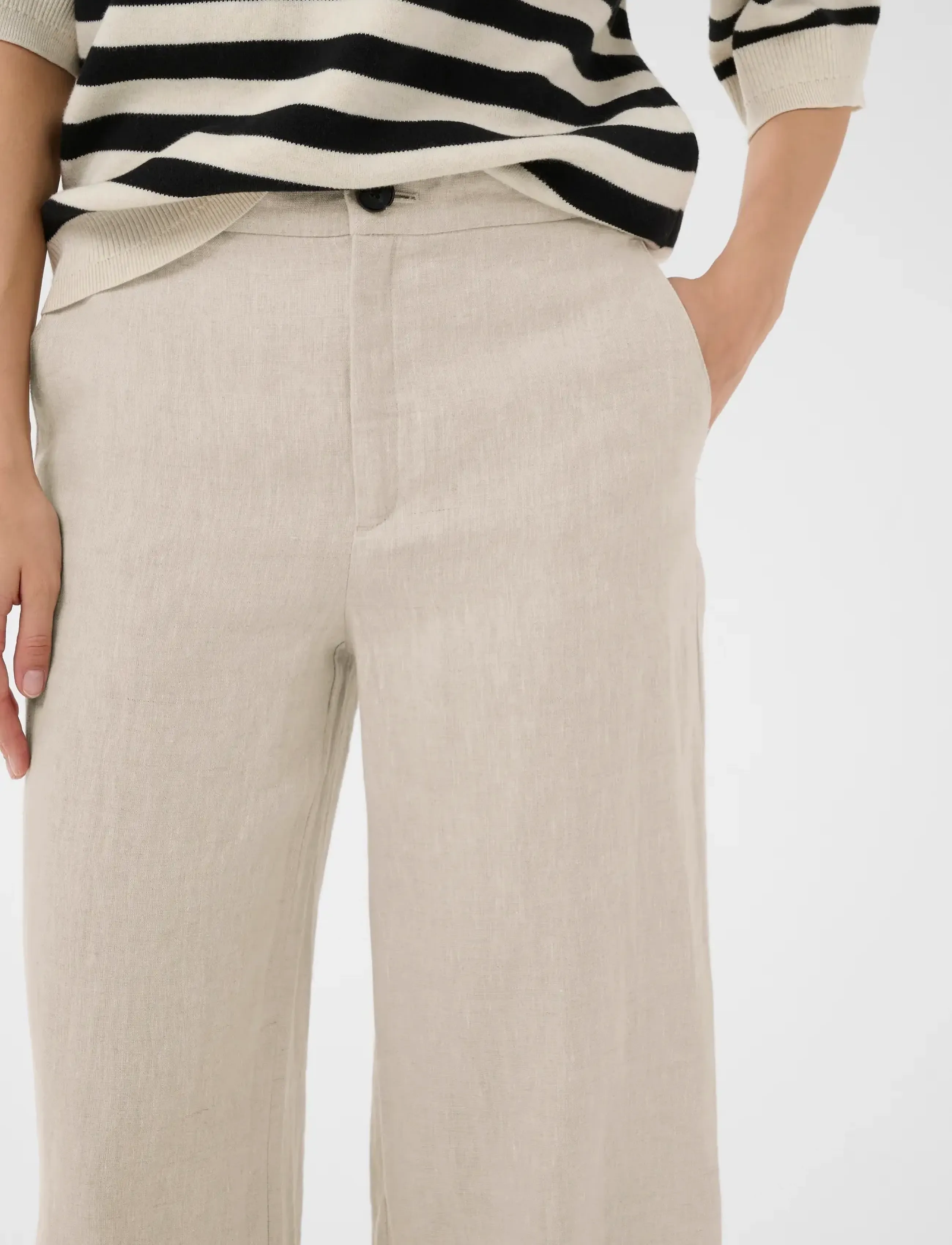 InWear - SOLINAIW PANTS - ecru melange - 5