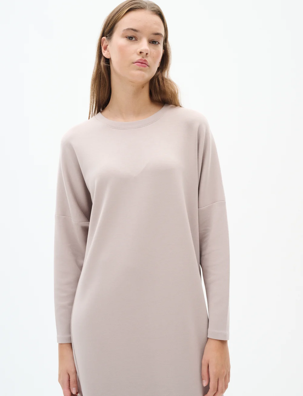 InWear - AnniehIW Vincent Dress - stickade klänningar - stone - 0