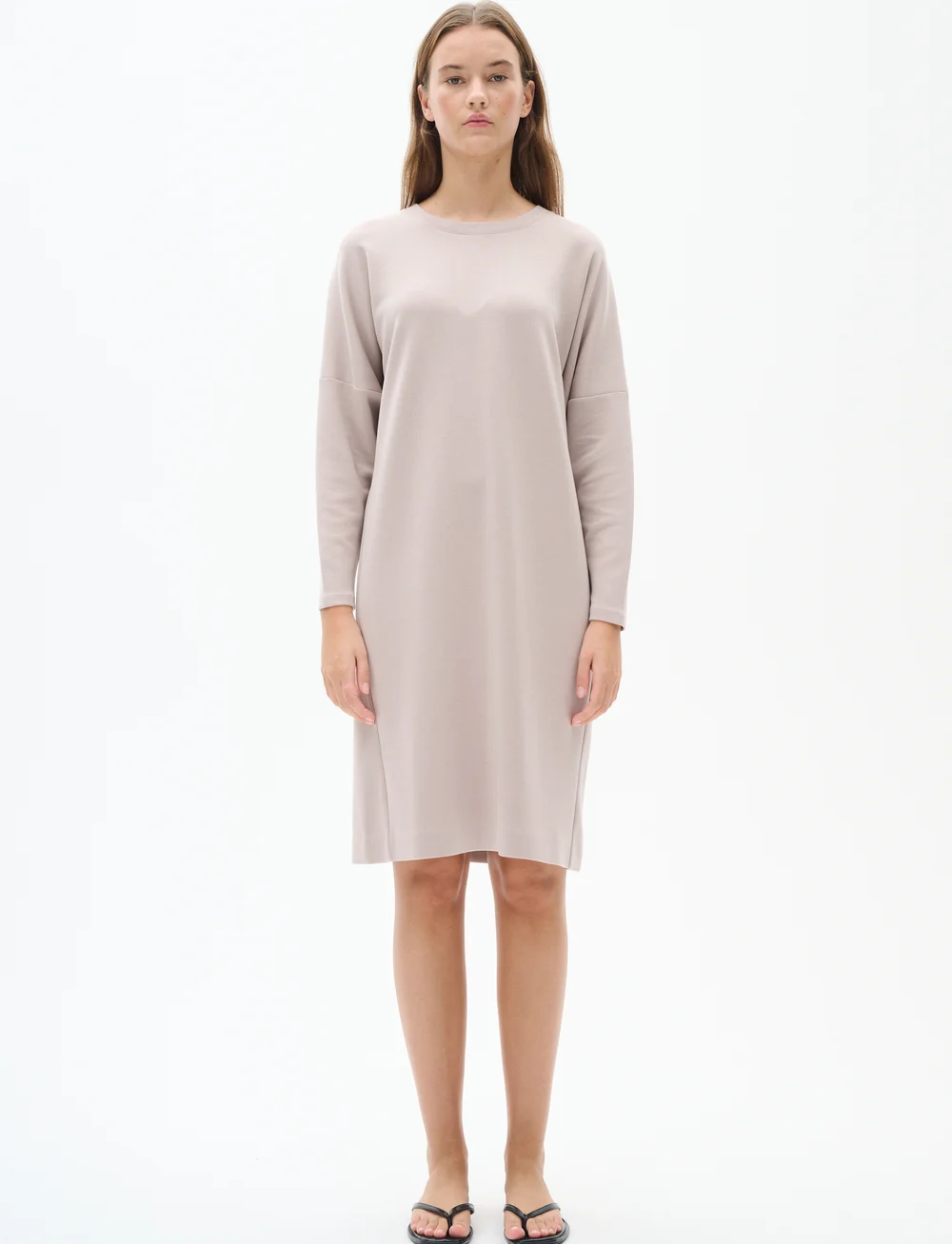 InWear - AnniehIW Vincent Dress - stickade klänningar - stone - 3