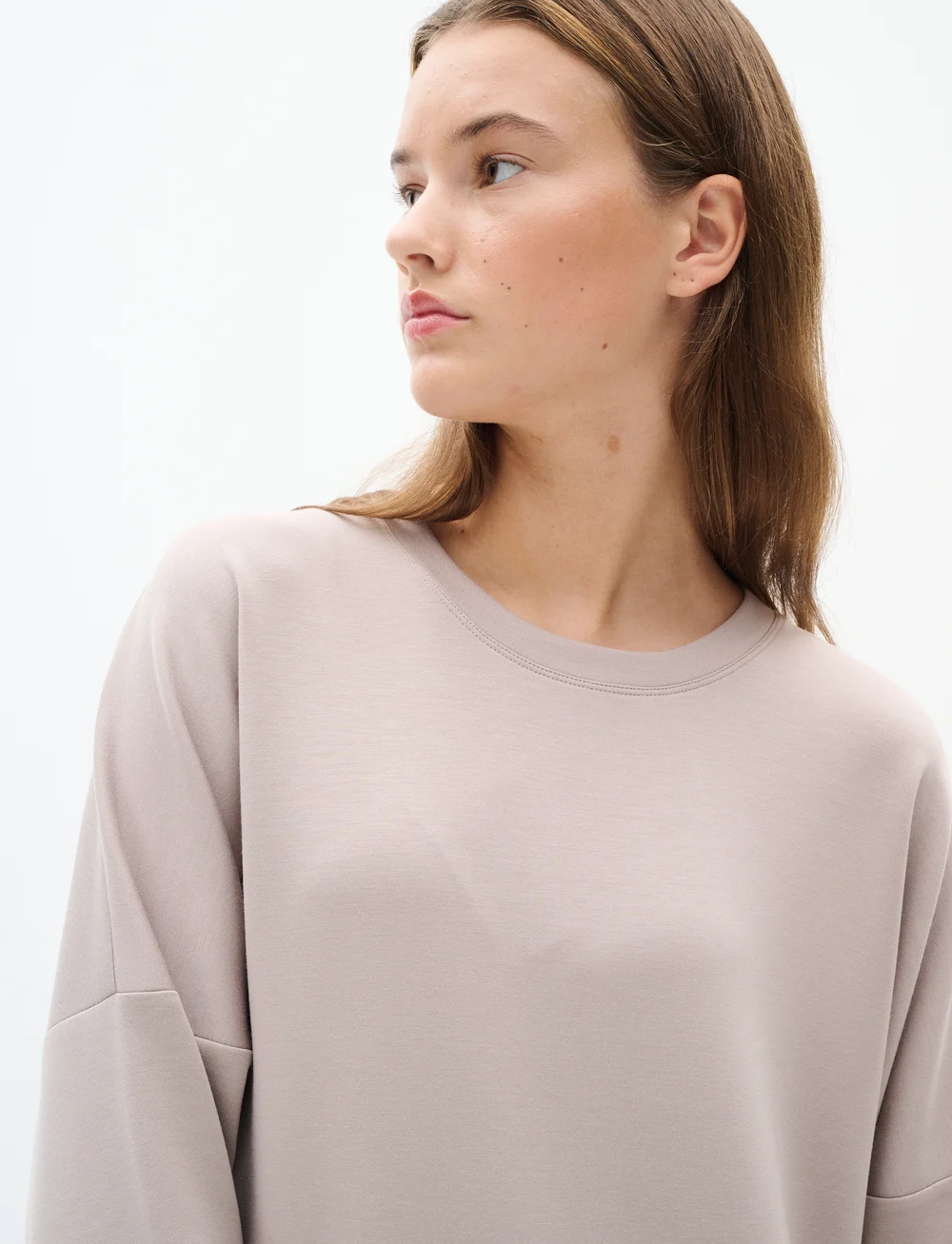 InWear - AnniehIW Vincent Dress - stickade klänningar - stone - 5