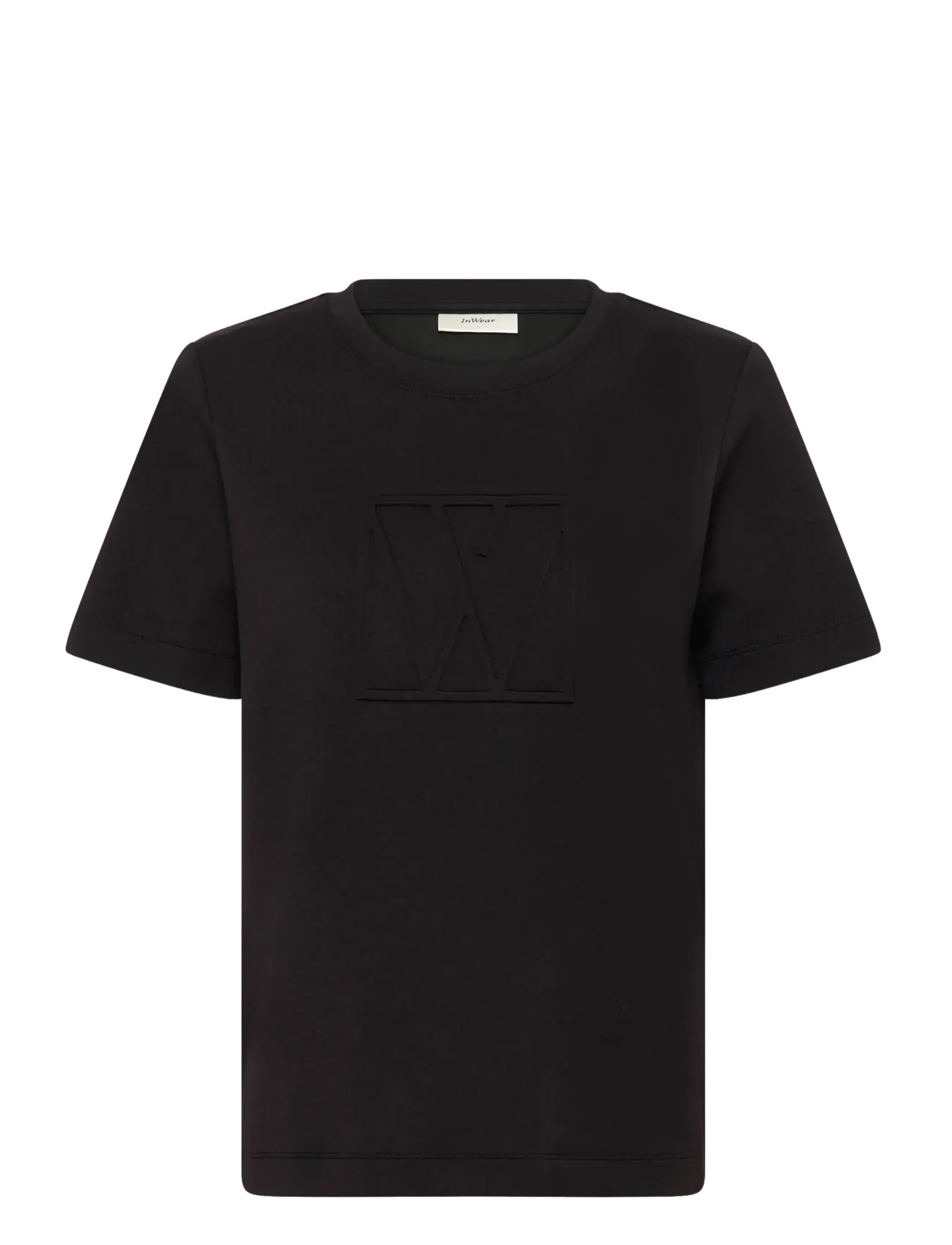 InWear VINCENTIW LOGO TSHIRT - Kampagne - BLACK / black
