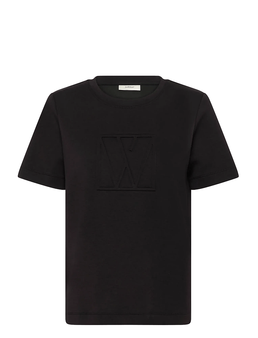 InWear - VincentIW Logo Tshirt - t-shirts - black - 1