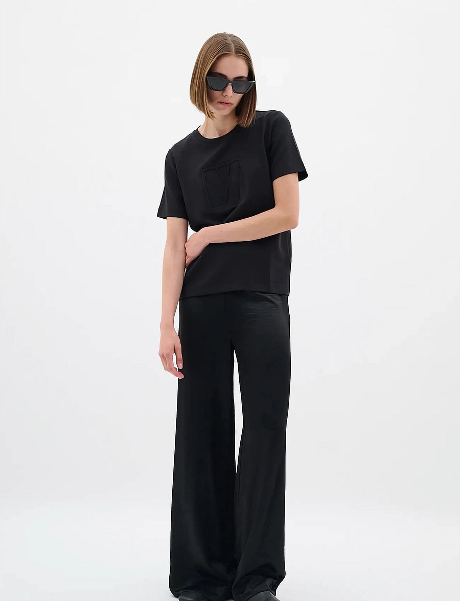 InWear - VincentIW Logo Tshirt - t-shirts - black - 3