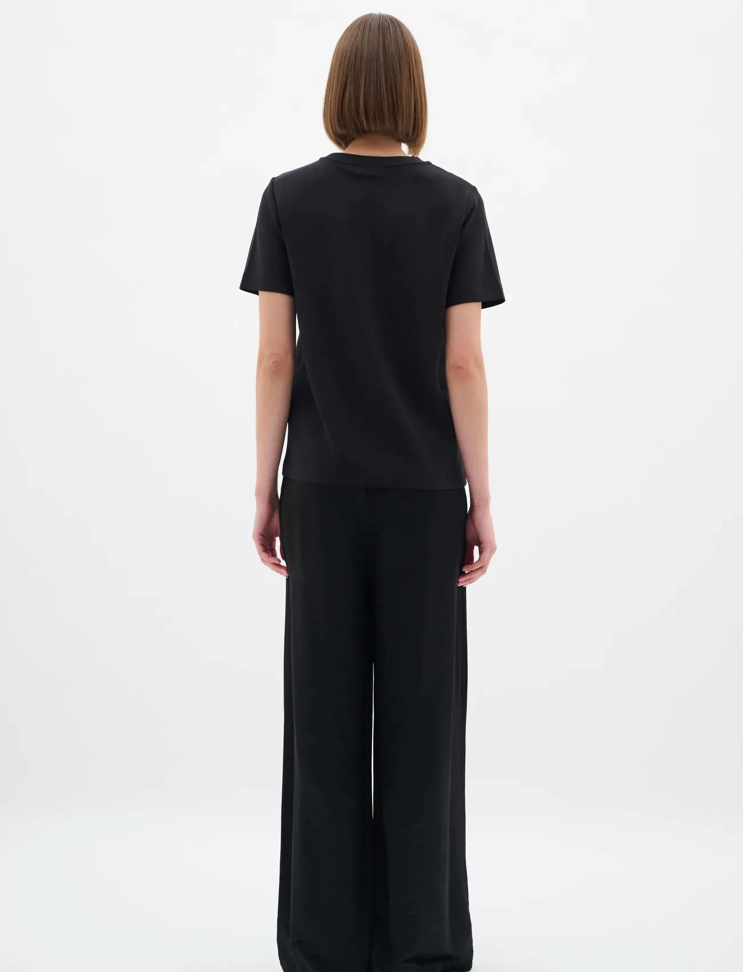 InWear - VINCENTIW LOGO TSHIRT - t-shirts - black - 4
