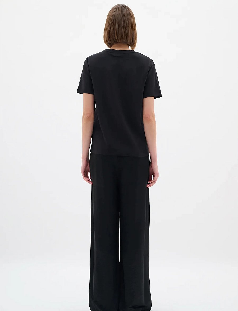 InWear - VincentIW Logo Tshirt - t-shirts - black - 4