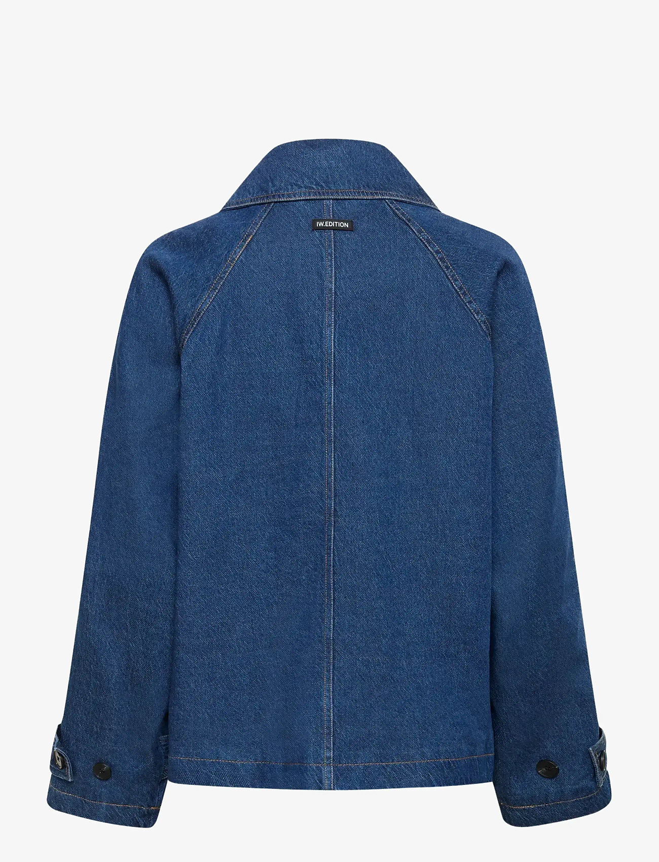 InWear - MABLEIW MINONA SHORT COAT - denimjakker - dark blue denim - 2