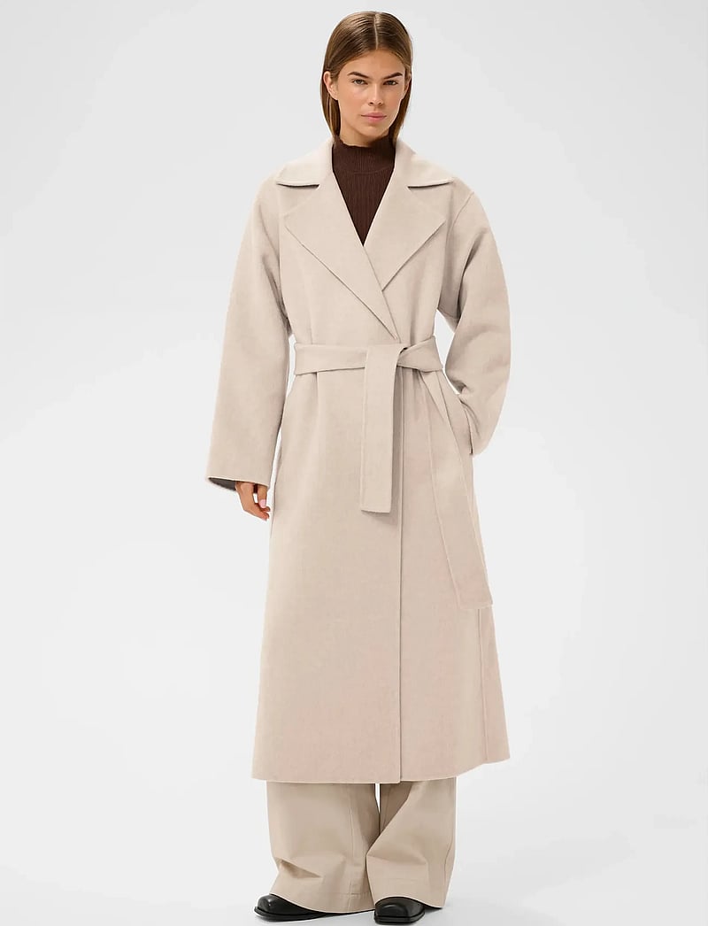 InWear - YillaIW Long Coat - wool coats - french nougat - 0