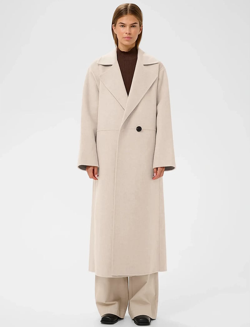 InWear - YillaIW Long Coat - wool coats - french nougat - 3