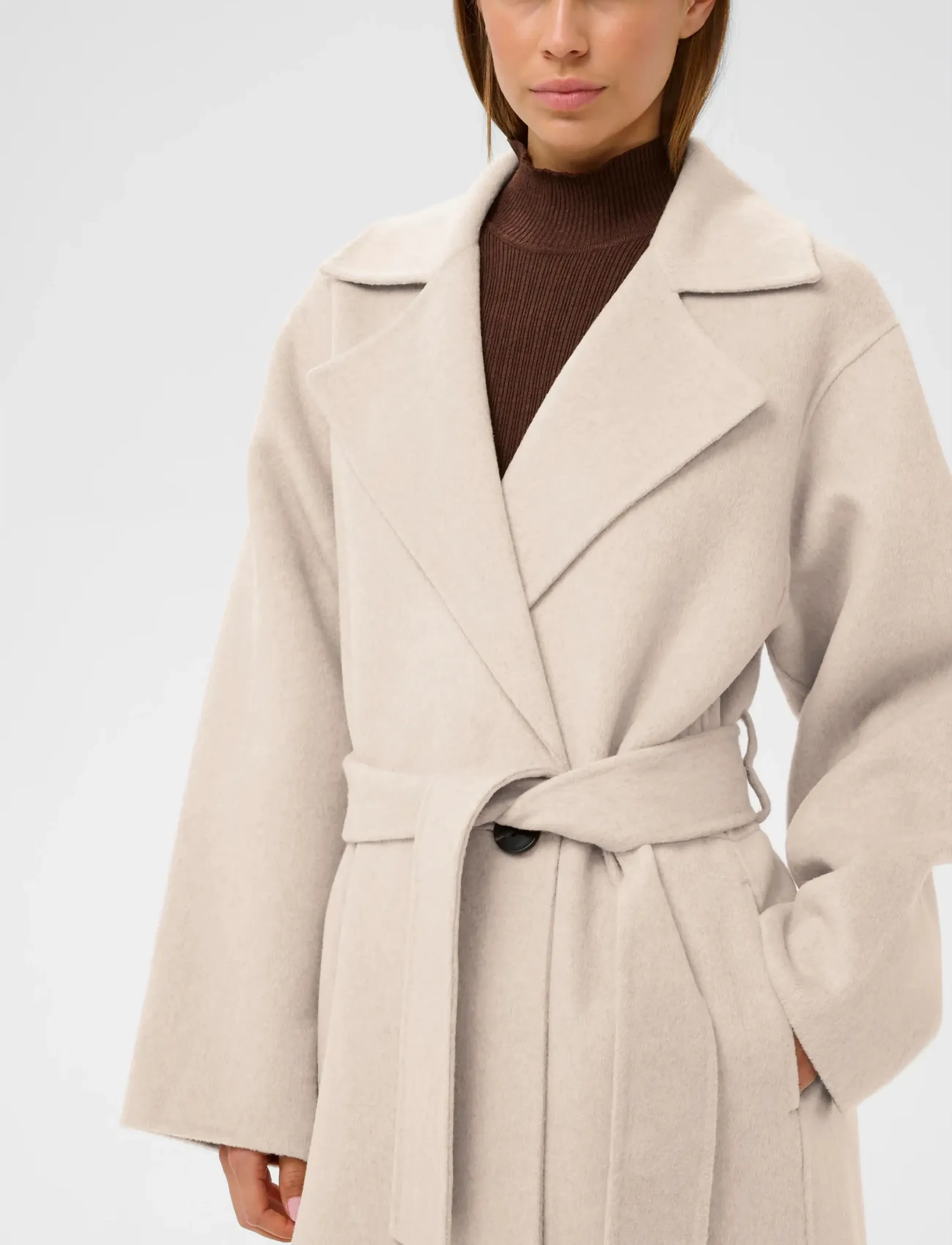 InWear - YillaIW Long Coat - winterjacken - french nougat - 5