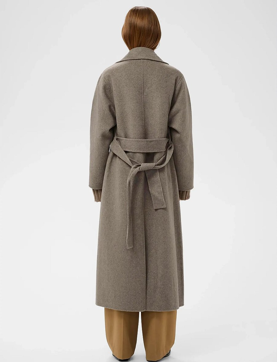 InWear - YillaIW Long Coat - winterjacken - sandy grey melange - 4