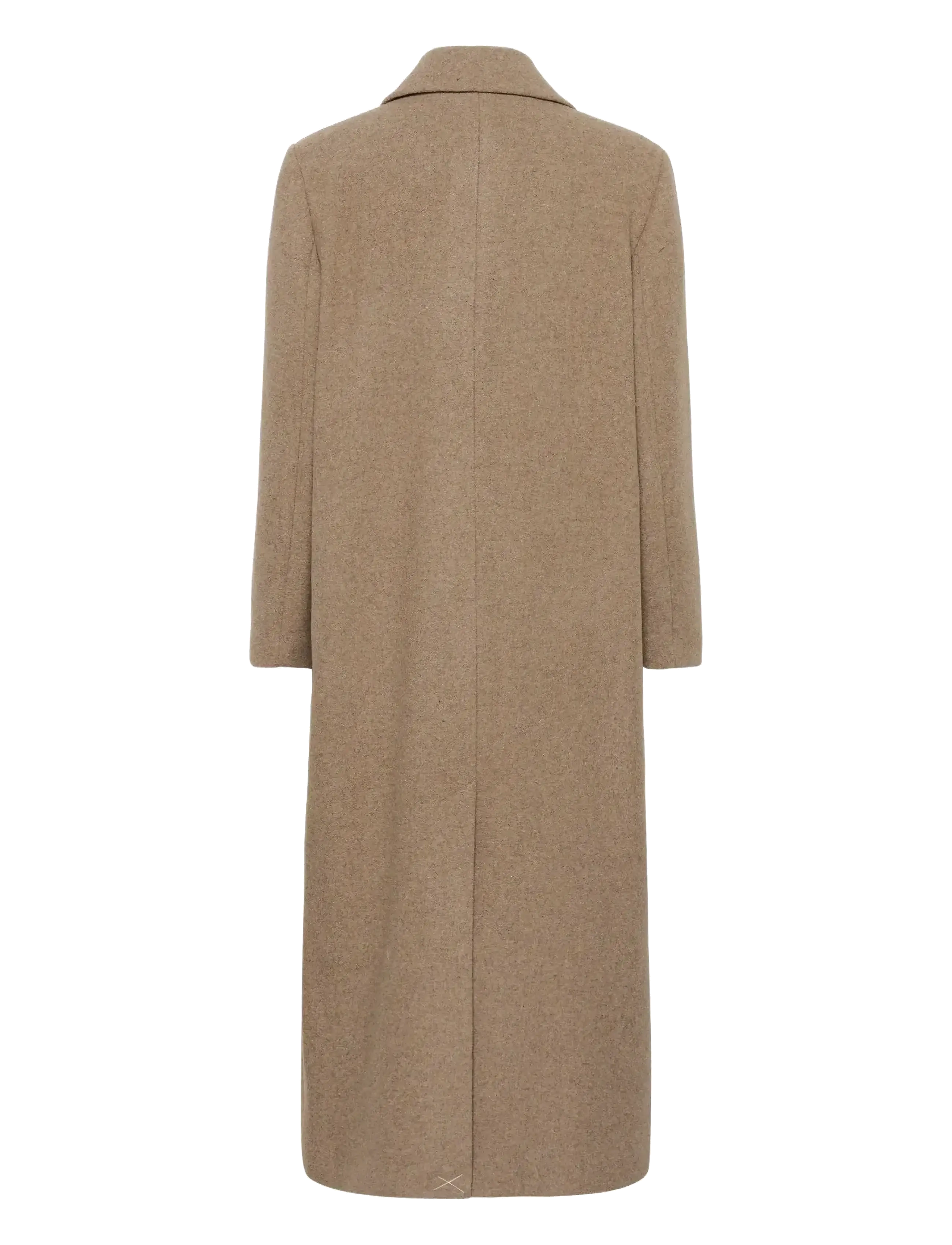 InWear - YunahIW Long Coat - winter jackets - sandy grey melange - 2